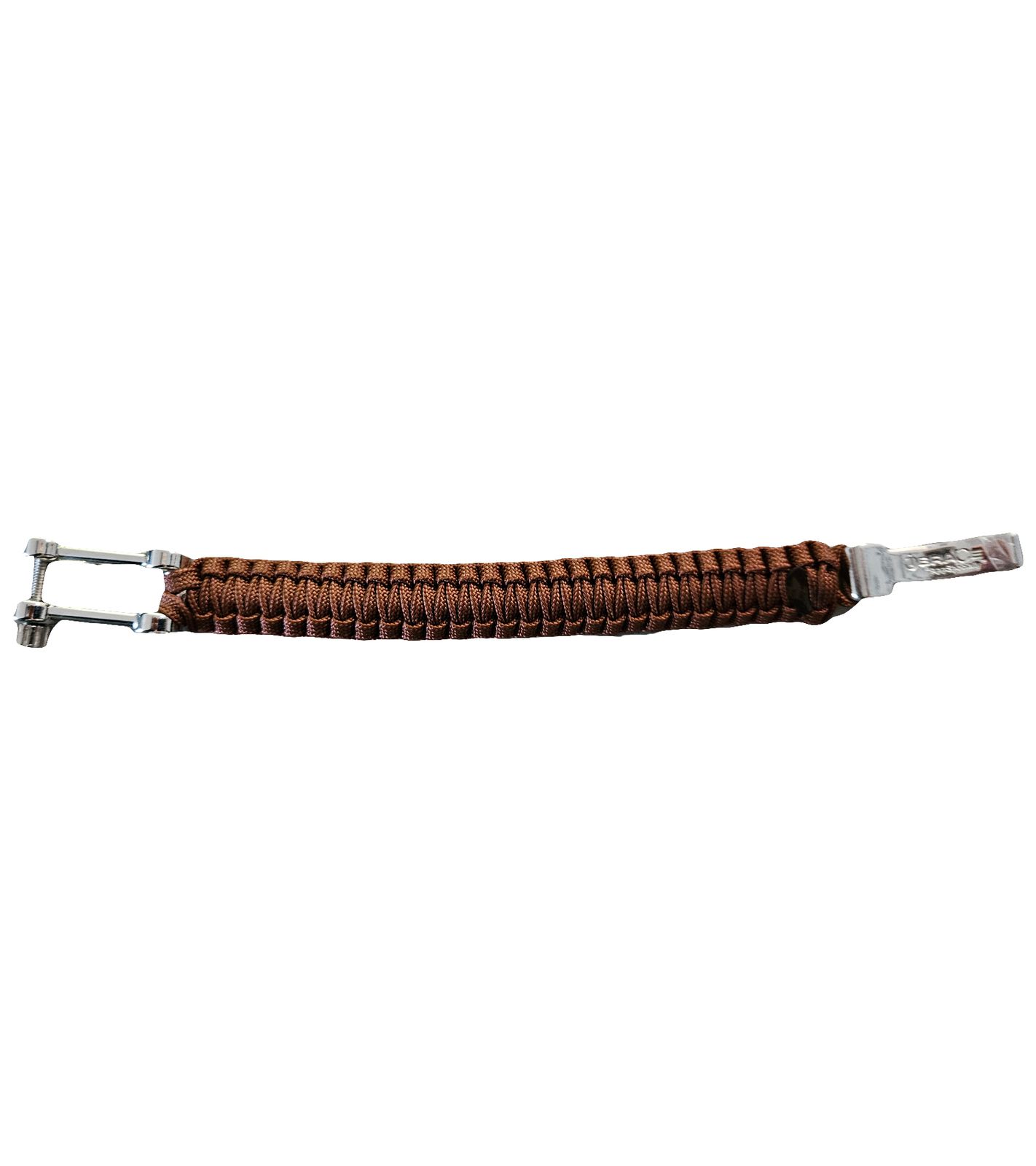 I-BRACE Paracord Armband Survival-Seil zum Armband geflochten aus reißfestem Parachute Cord 550 Cord IB-1032 Braun