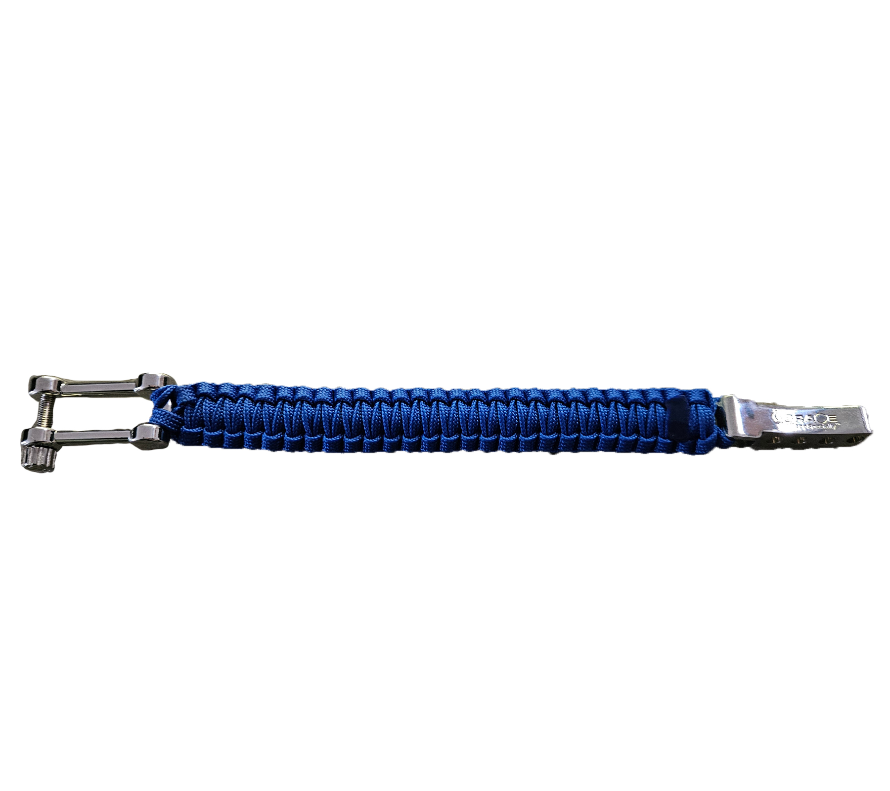 I-BRACE Paracord Armband Survival-Seil zum Armband geflochten aus reißfestem Parachute Cord 550 Cord IB-1040 Blau
