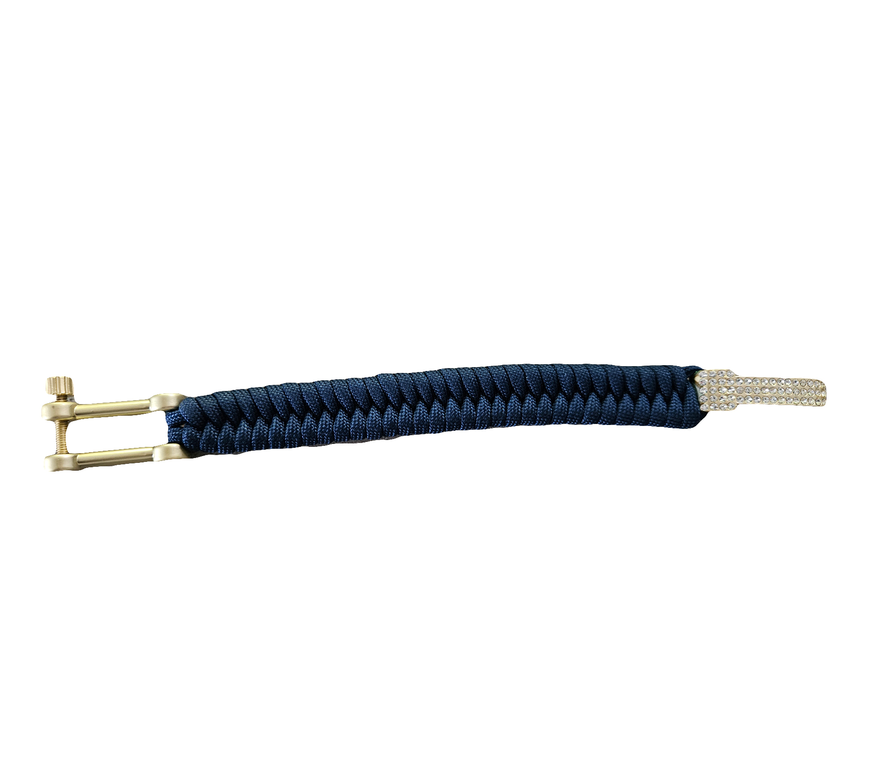 I-BRACE Paracord Armband Survival-Seil zum Armband geflochten aus reißfestem Parachute Cord 550 Cord IB-1055 Dunkelblau