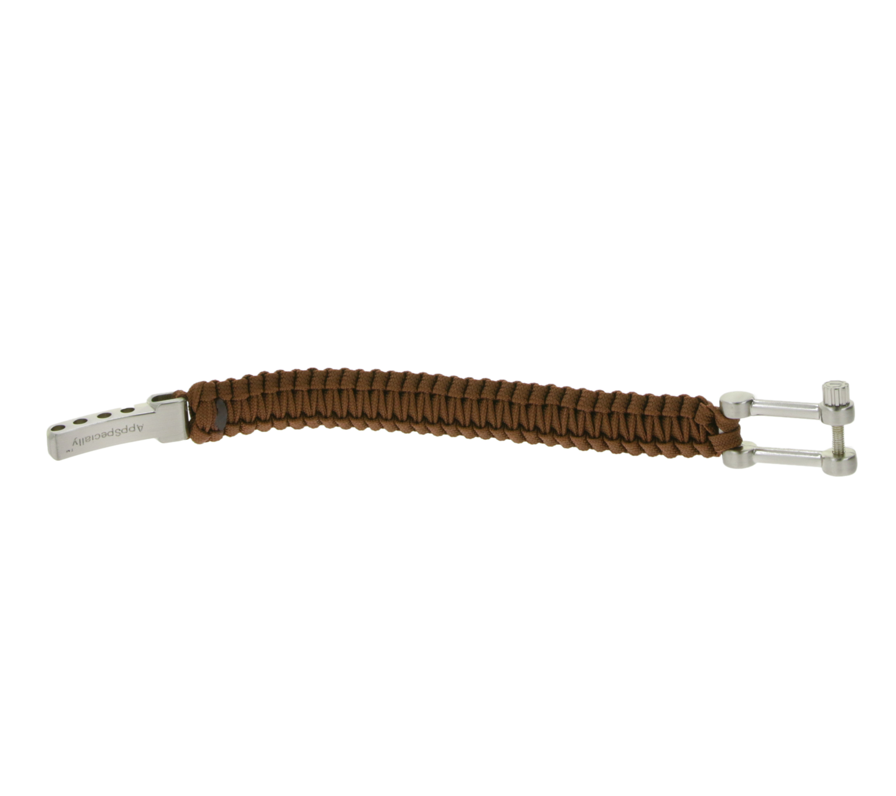 I-BRACE Paracord Armband Survival-Seil zum Armband geflochten aus reißfestem Parachute Cord 550 Cord IB1002 Braun