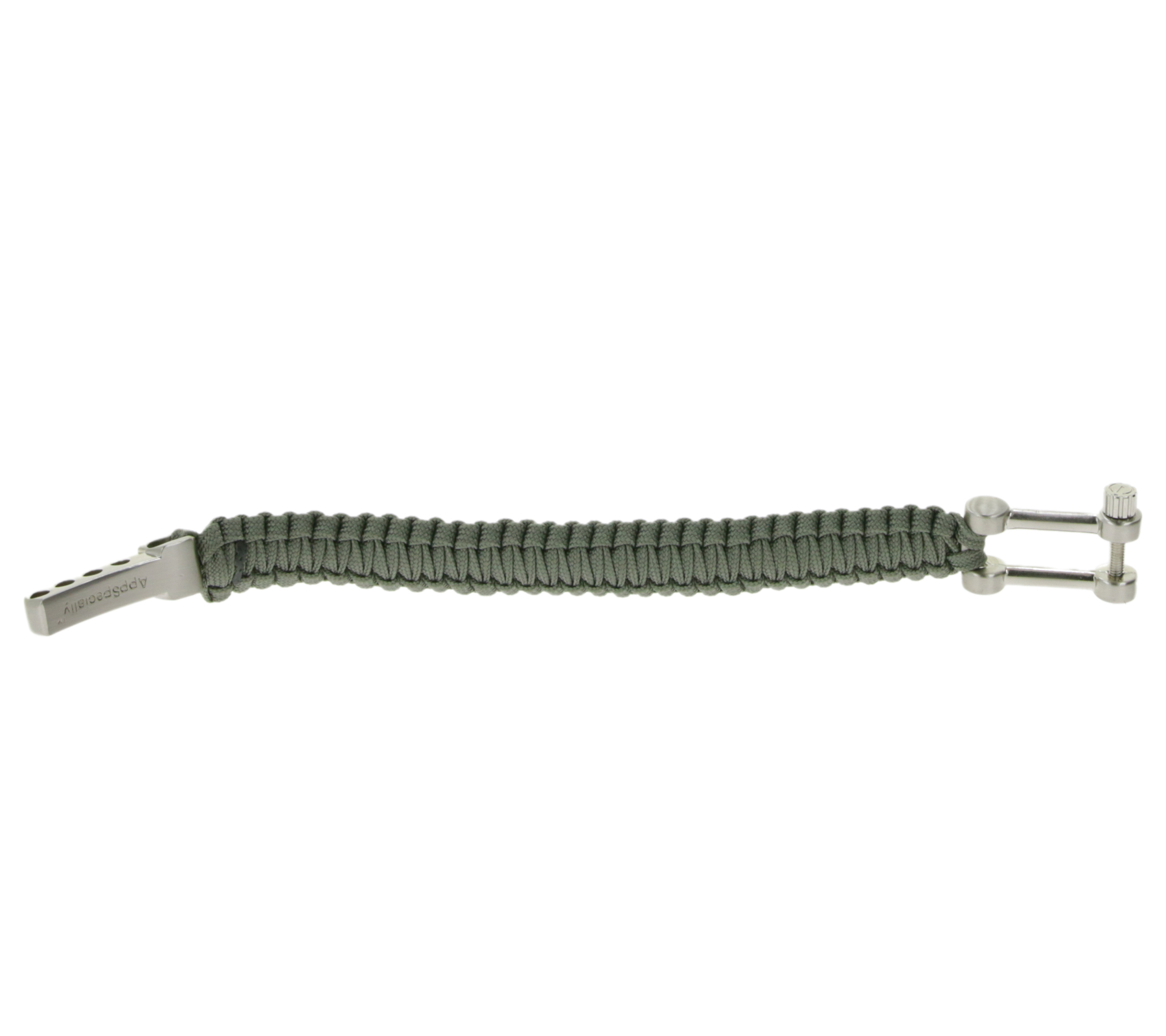 I-BRACE Paracord Armband Survival-Seil zum Armband geflochten aus reißfestem Parachute Cord 550 Cord IB1003 Khaki