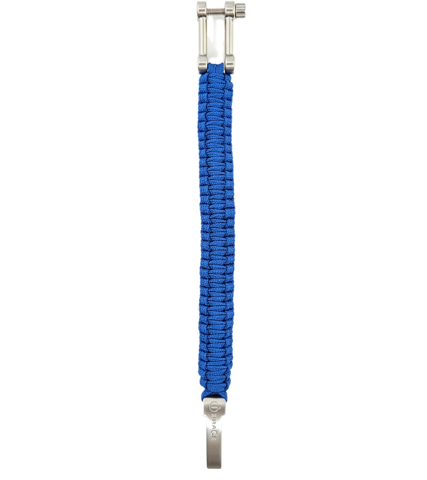 I-BRACE Paracord Armband Survival-Seil zum Armband geflochten aus reißfestem Parachute Cord 550 Cord IB1009 Blau