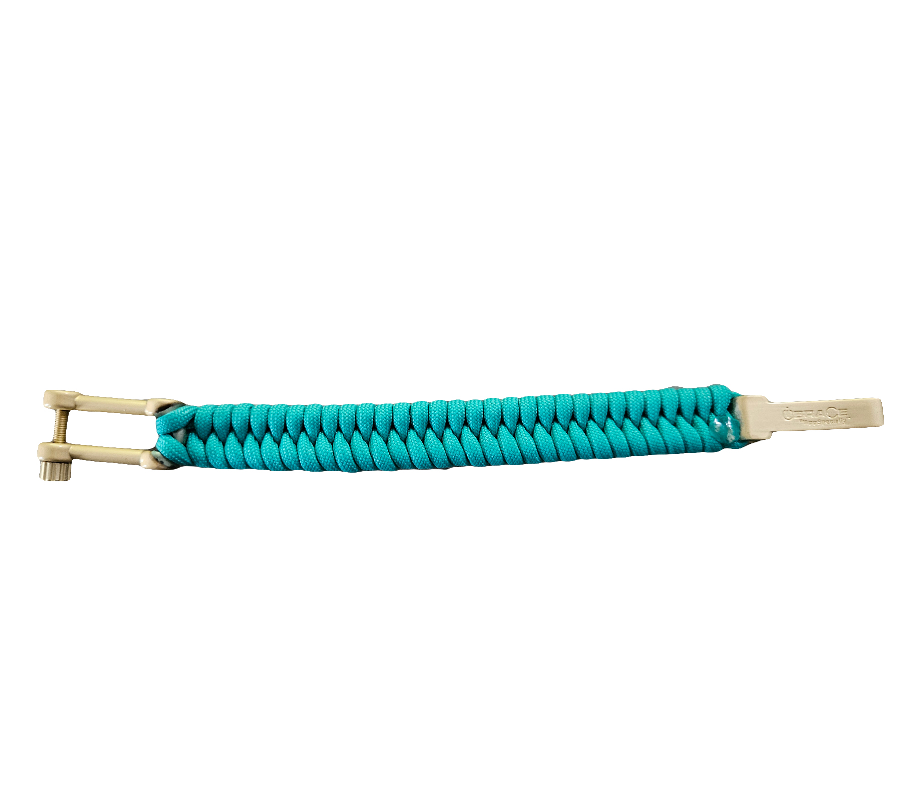 I-BRACE Paracord Armband Survival-Seil zum Armband geflochten aus reißfestem Parachute Cord 550 IB-1052 Türkis