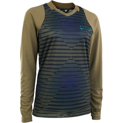 ION Damen Longsleeves Scrub Radtrikot Mehrfarbig