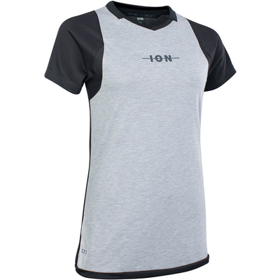 ION Damen Radtrikots Scrub AMP Trikot Schwarz