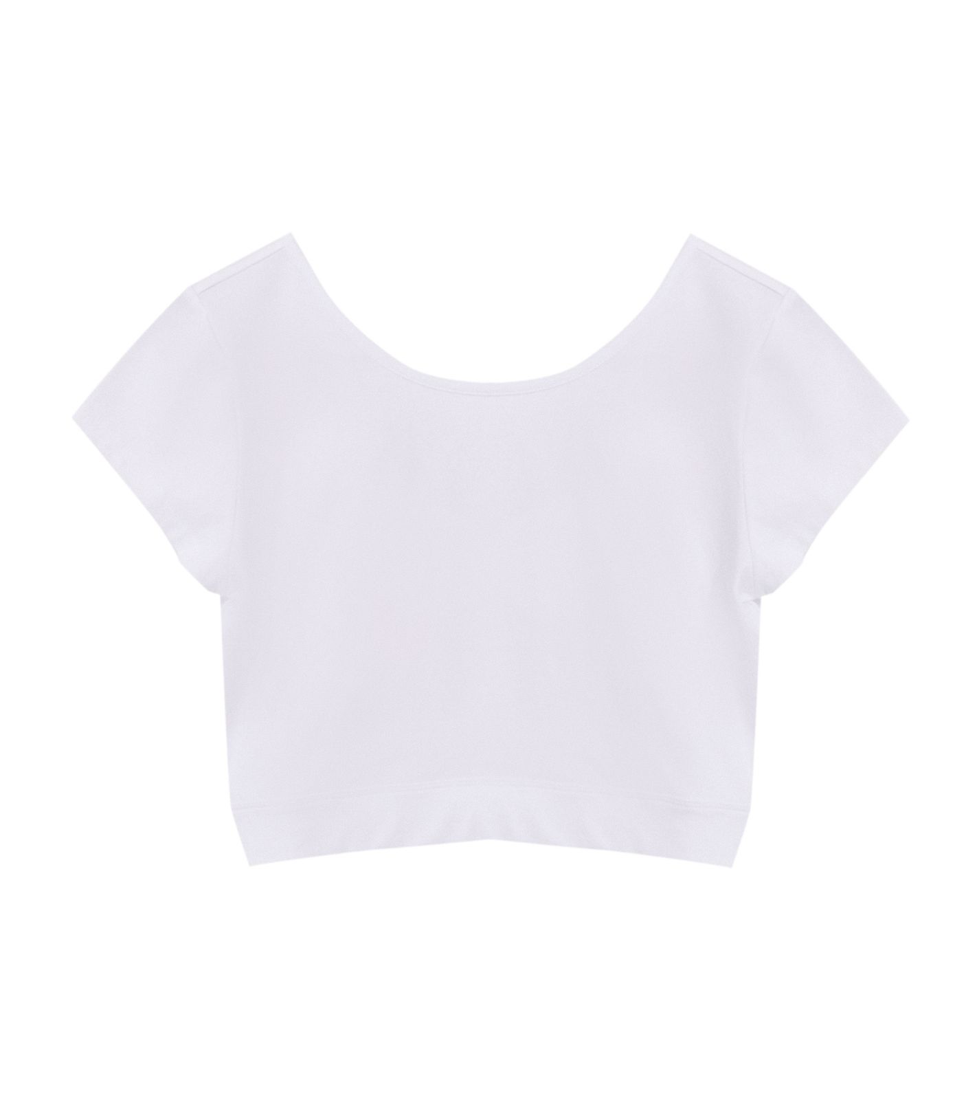 KangaROOS Mädchen Sommer-Shirt mit Süßer Schleife im Rücken Freizeit-Top 12026408 Weiß