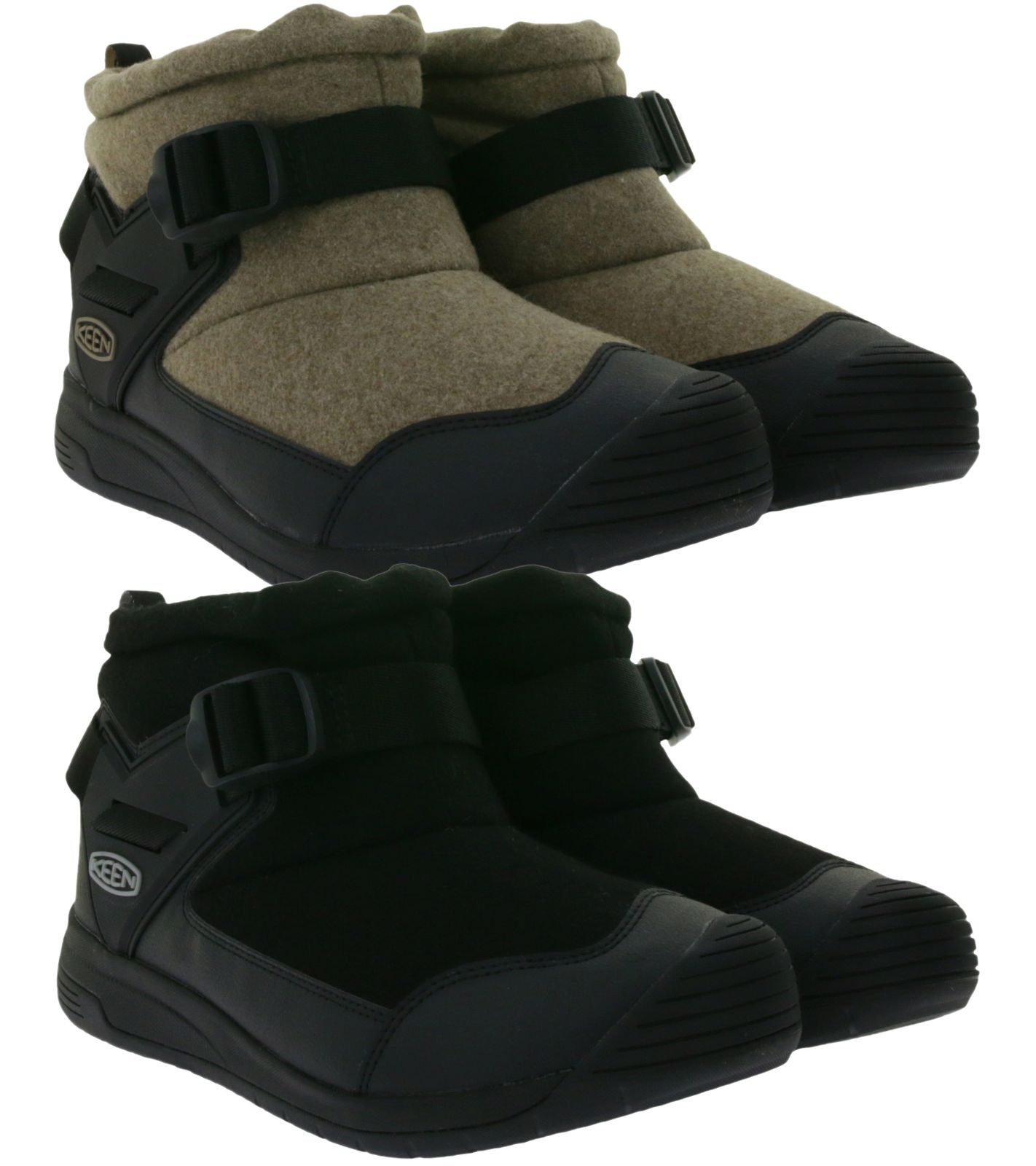 KEEN Hoodromeo Schnee-Schuhe isolierende Herren Winter-Stiefelette mit Fleece-Futter bis -20 Grad Winter-Stiefel 102679 Schwarz oder Beige