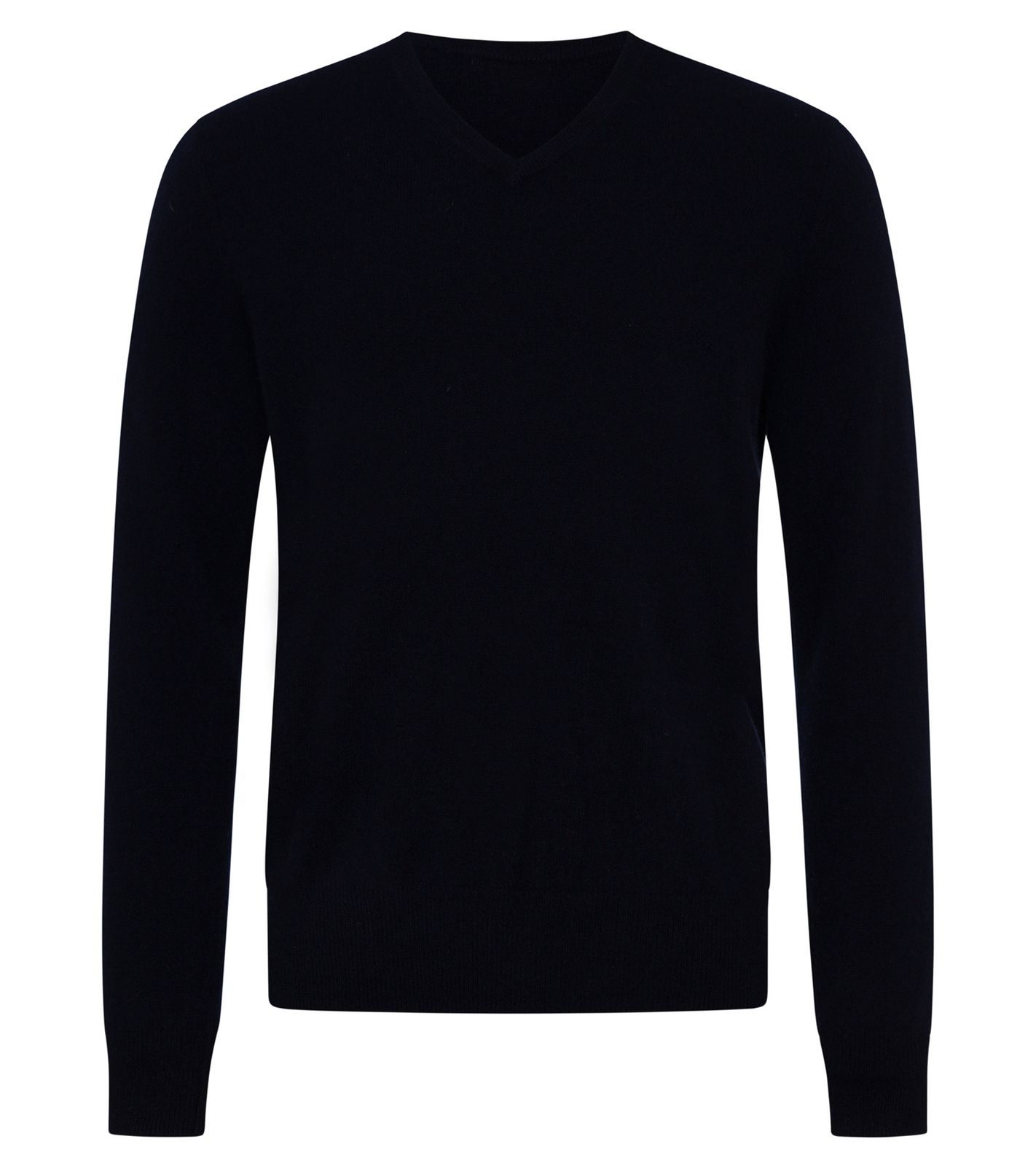 KKS STUDIOS Herren V-Neck Pullover aus 100% Kaschmir Sweater KK2350 26034 Navy