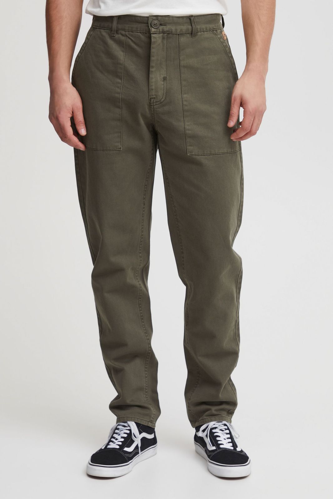 klassische BLEND Herren Hose mit Reißverschluss Freizeithose 20715567-190414 Grün