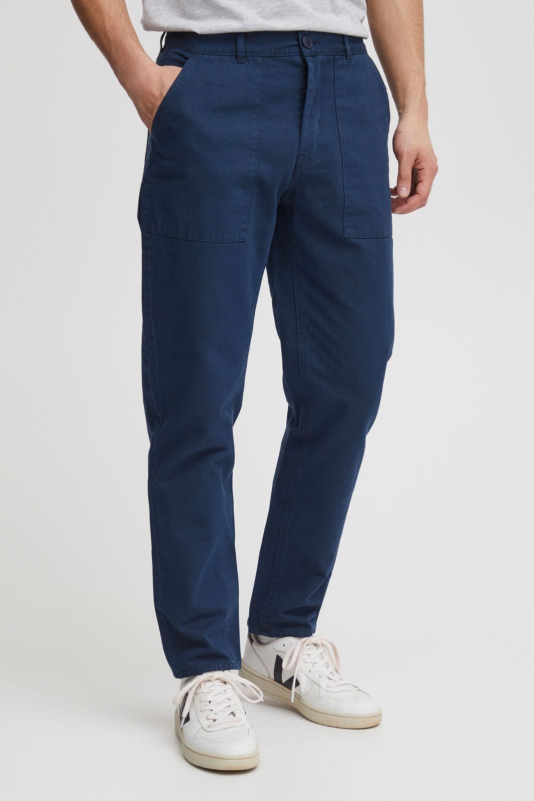 klassische BLEND Herren Hose mit Reißverschluss Freizeithose 20715567-194024 Blau