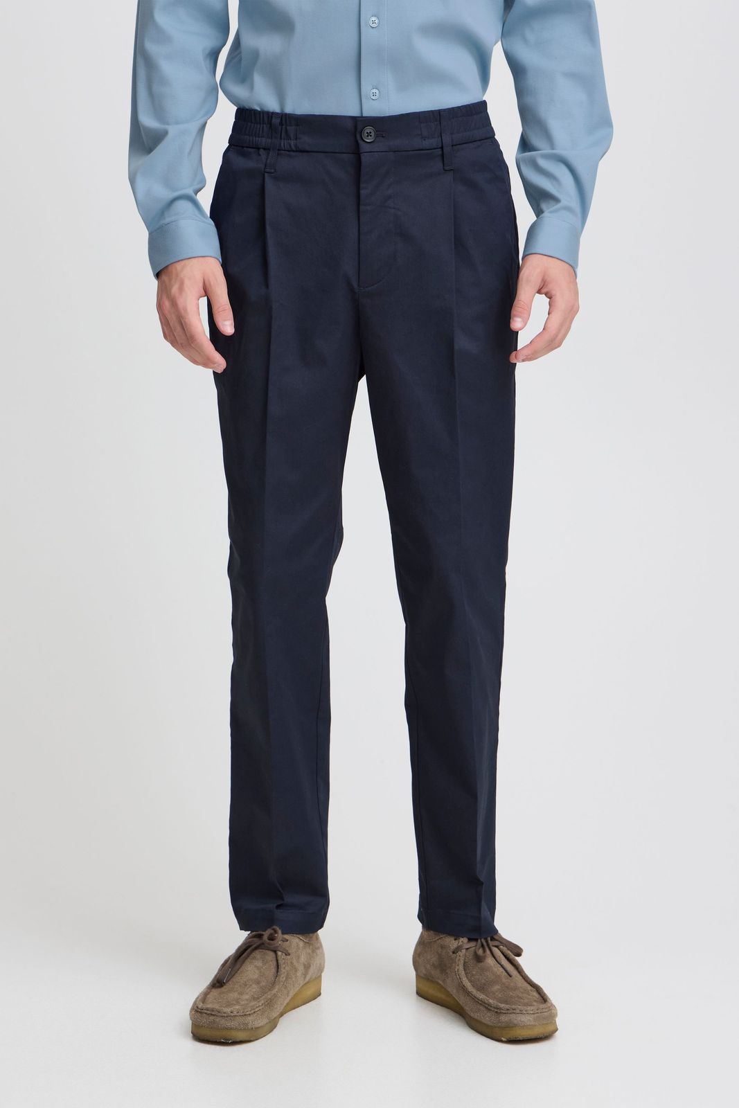 klassische CASUAL FRIDAY CFMarc Herren Hose mit Brandlabel Freizeithose 20505227-194013 Blau