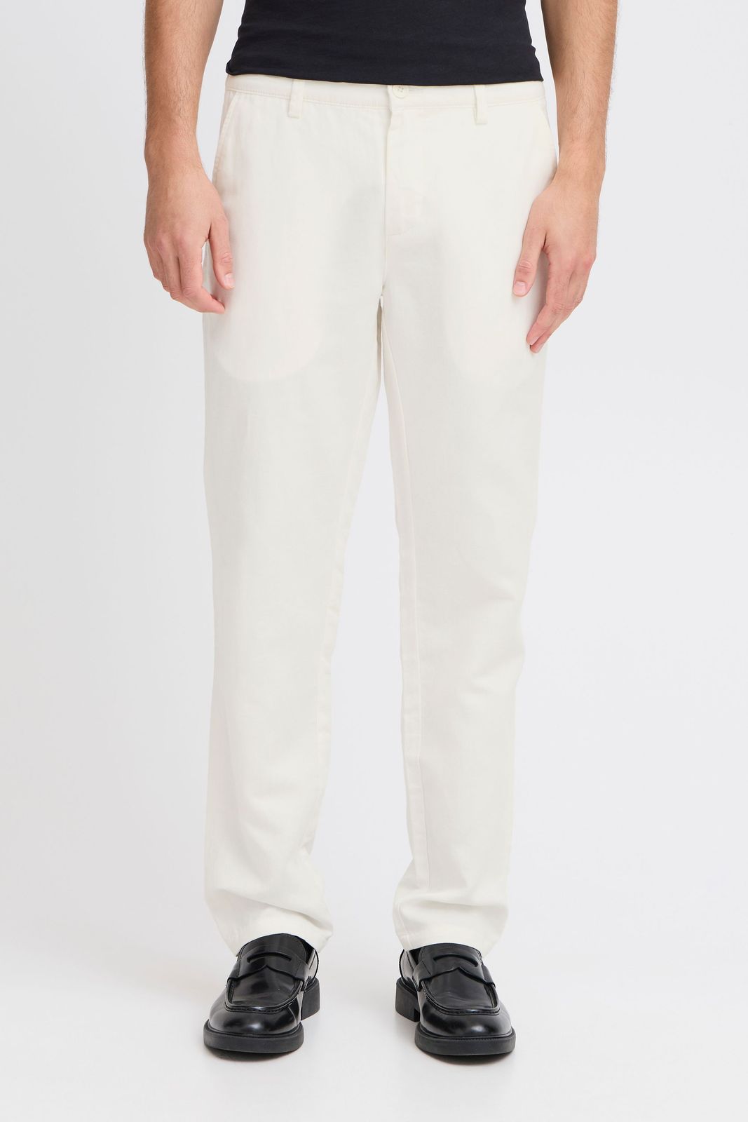 klassische CASUAL FRIDAY CFPandrup Herren Leinenhose aus Baumwolle Sommerhose 20505421-110103 Weiß