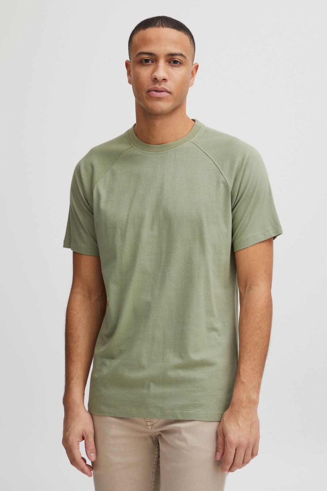 klassisches 11 PROJECT PRNobbi Herren T-Shirt mit Rundhals Shirt 20716203ME-170115 Grün