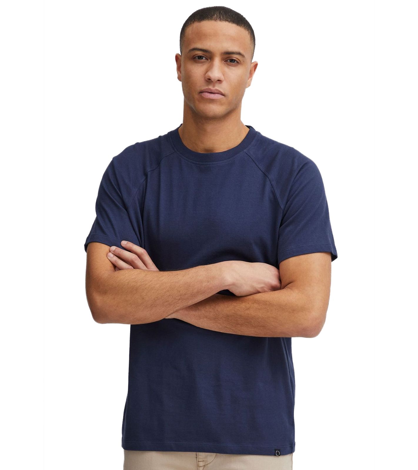 klassisches 11 PROJECT PRNobbi Herren T-Shirt mit Rundhals Shirt 20716203ME-194024 Blau