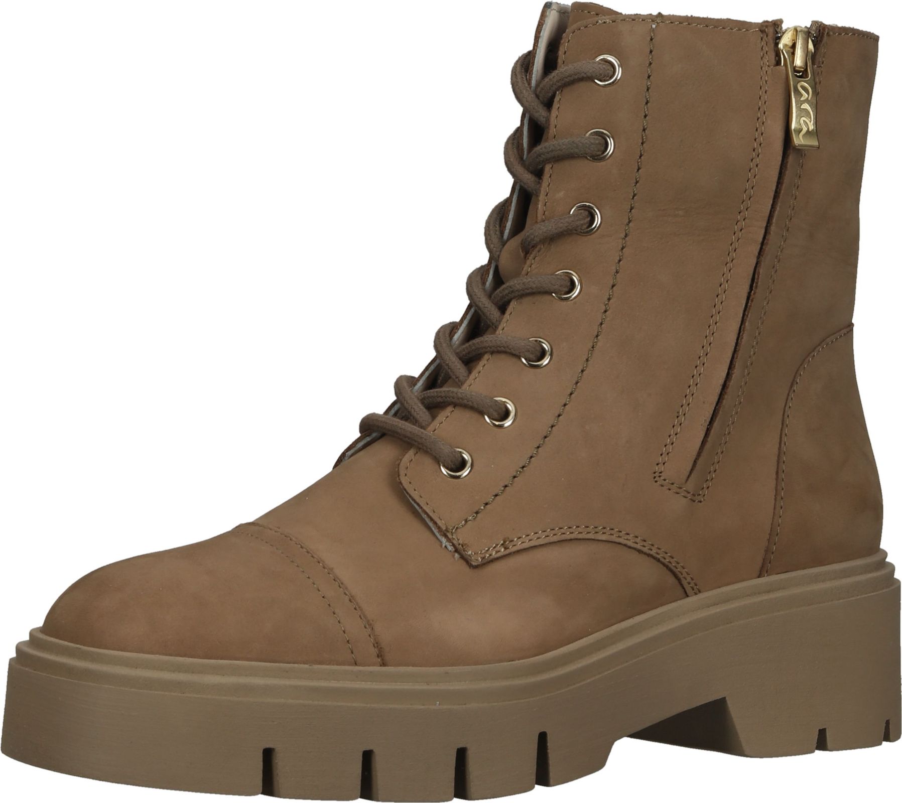 Komfortable ara Stiefelette Schnürschuhe für Damen 12-54611-6 Braun