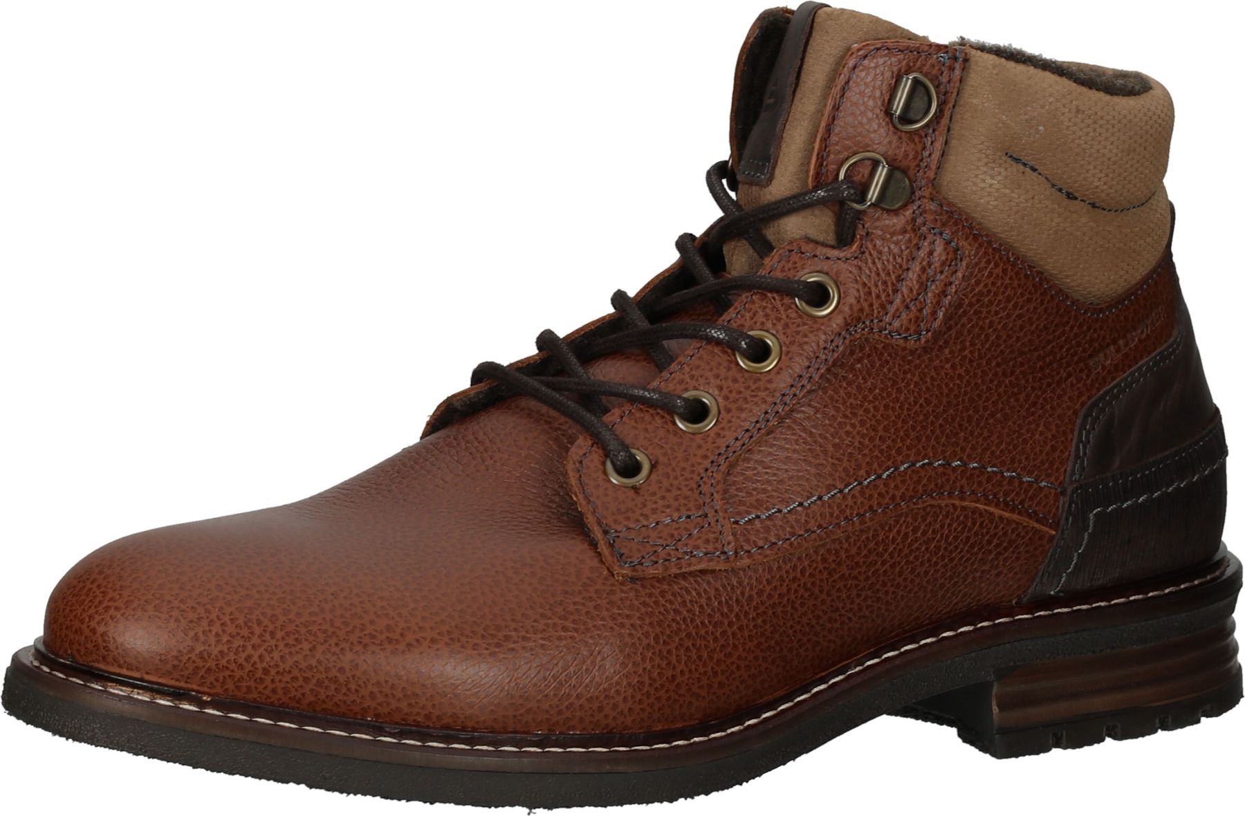 Komfortable BULLBOXER Stiefelette Stiefelette für Herren 921N50155A COGN Braun