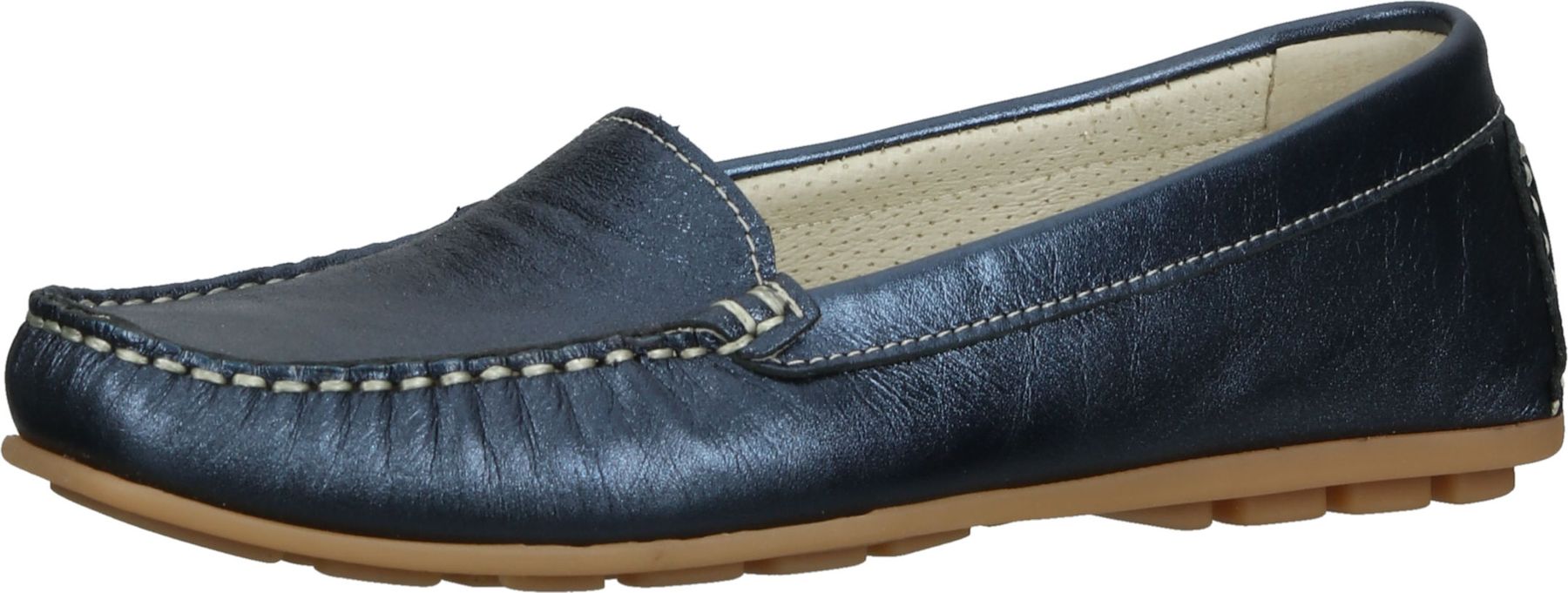 Komfortable IMAC Mokassin Schlupfschuhe für Damen 355010 1260-009 Blau