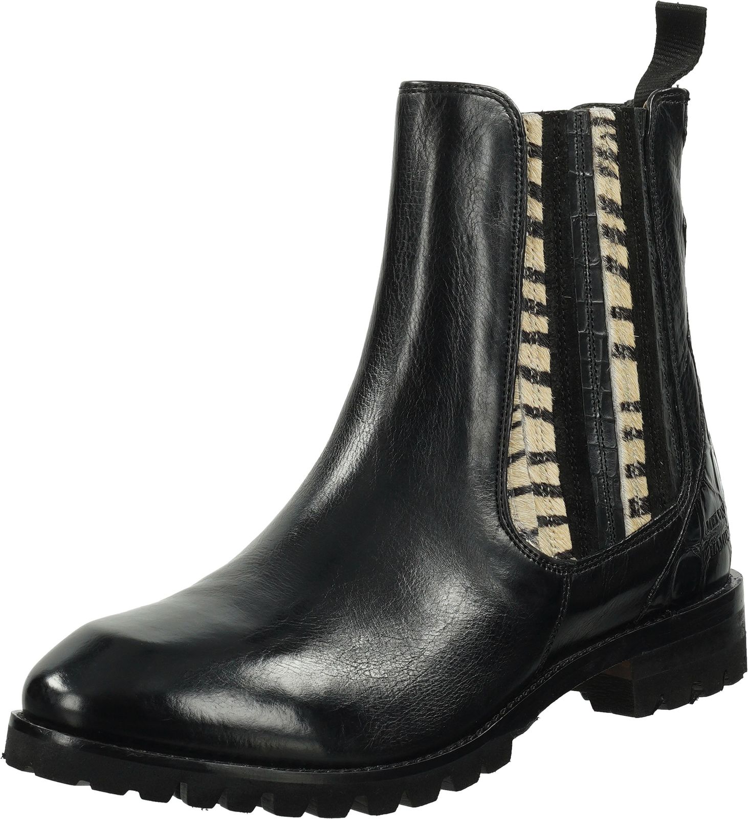 Komfortable Melvin & Hamilton Stiefelette Stiefelette für Damen Lexi 2 123535 Schwarz Schwarz