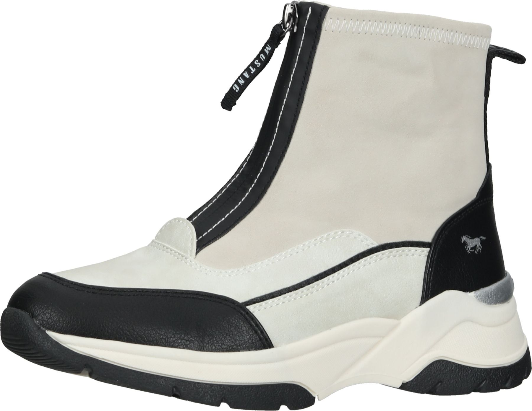 Komfortable MUSTANG Stiefelette Stiefelette für Damen 1438-501-243 Weiß
