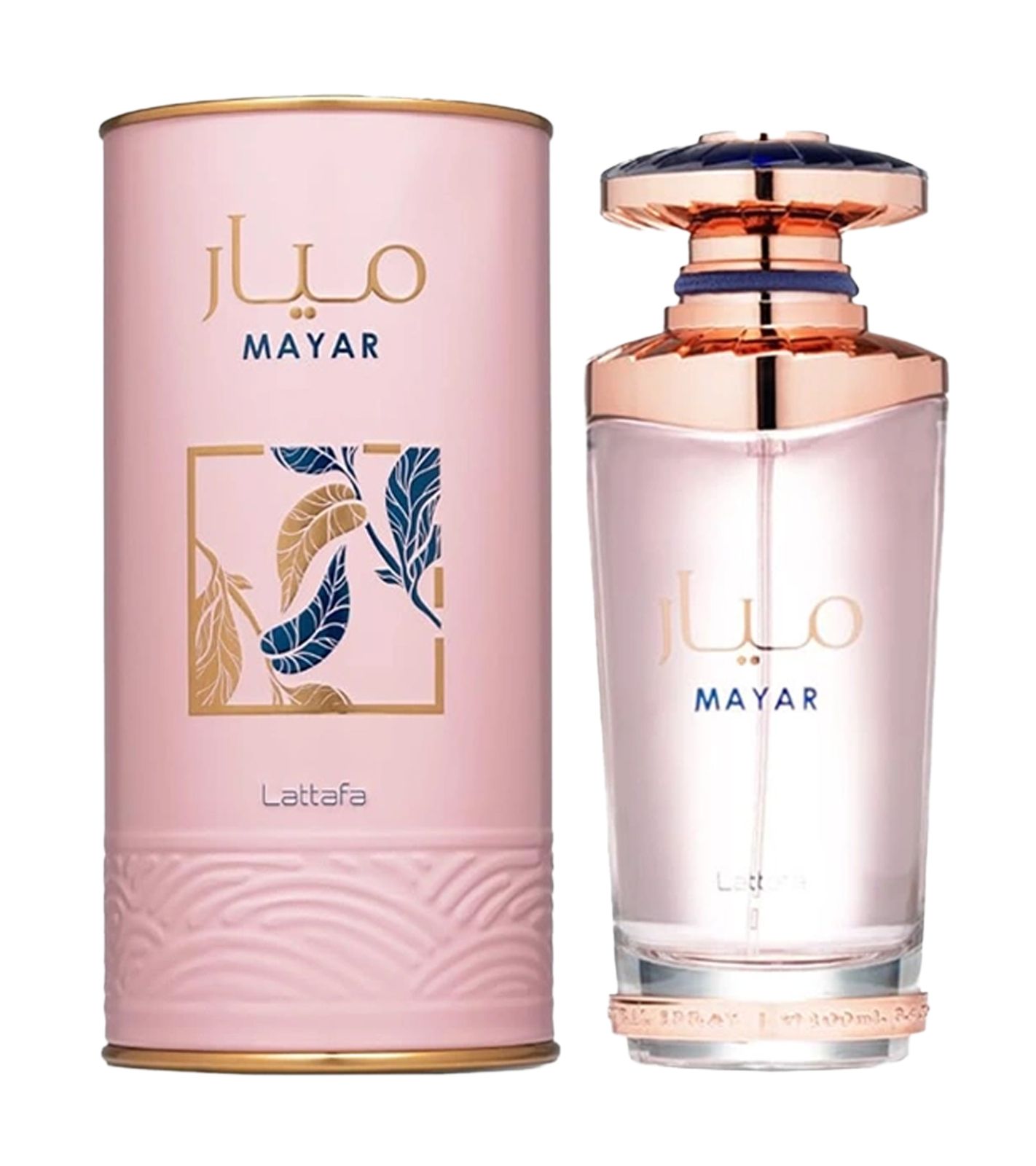 Lattafa Mayar Damen Eau de Parfum fruchtig-sinnlicher Duft mit Vanille und Moschus Körper-Parfüm 100ml Rosa