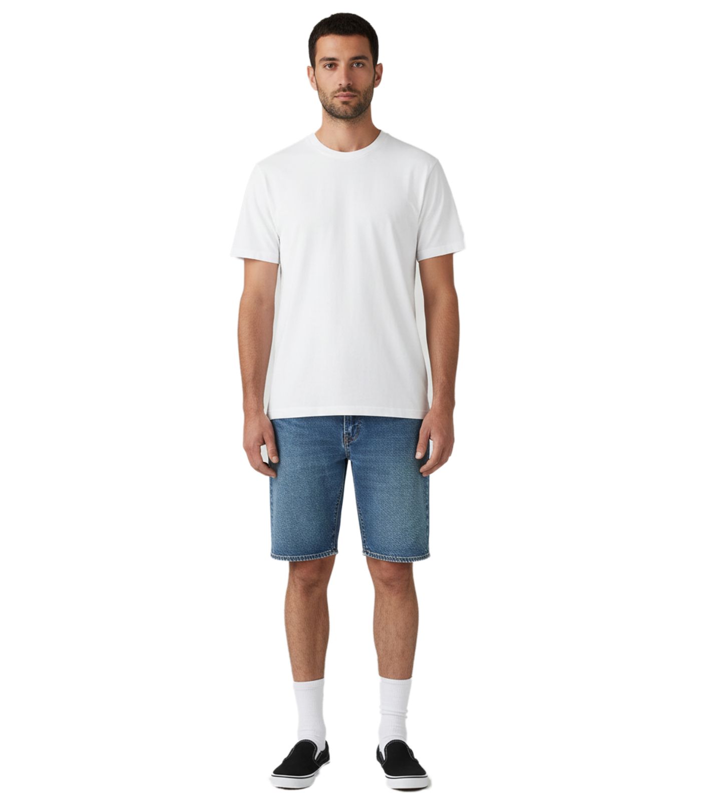 LEVI´S 405 Herren Jeans-Shorts Denim-Bermuda im 5-Pocket-Stil kurze Hose 39864-0178 Blau