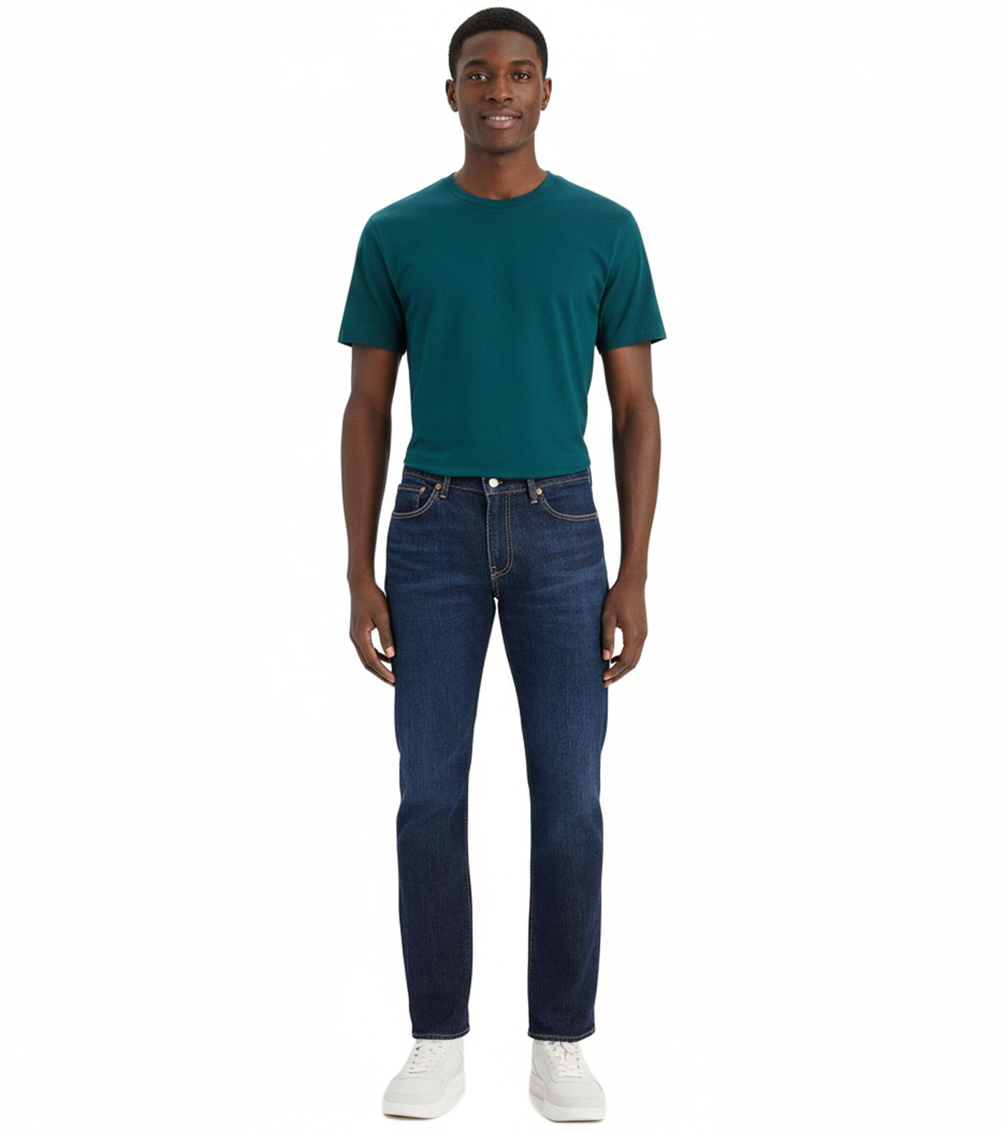 LEVI´S 511 Herren Jeans-Hose im 5-Pocket-Style Baumwoll-Hose Slim Denim-Hose 45115661 Dunkelblau