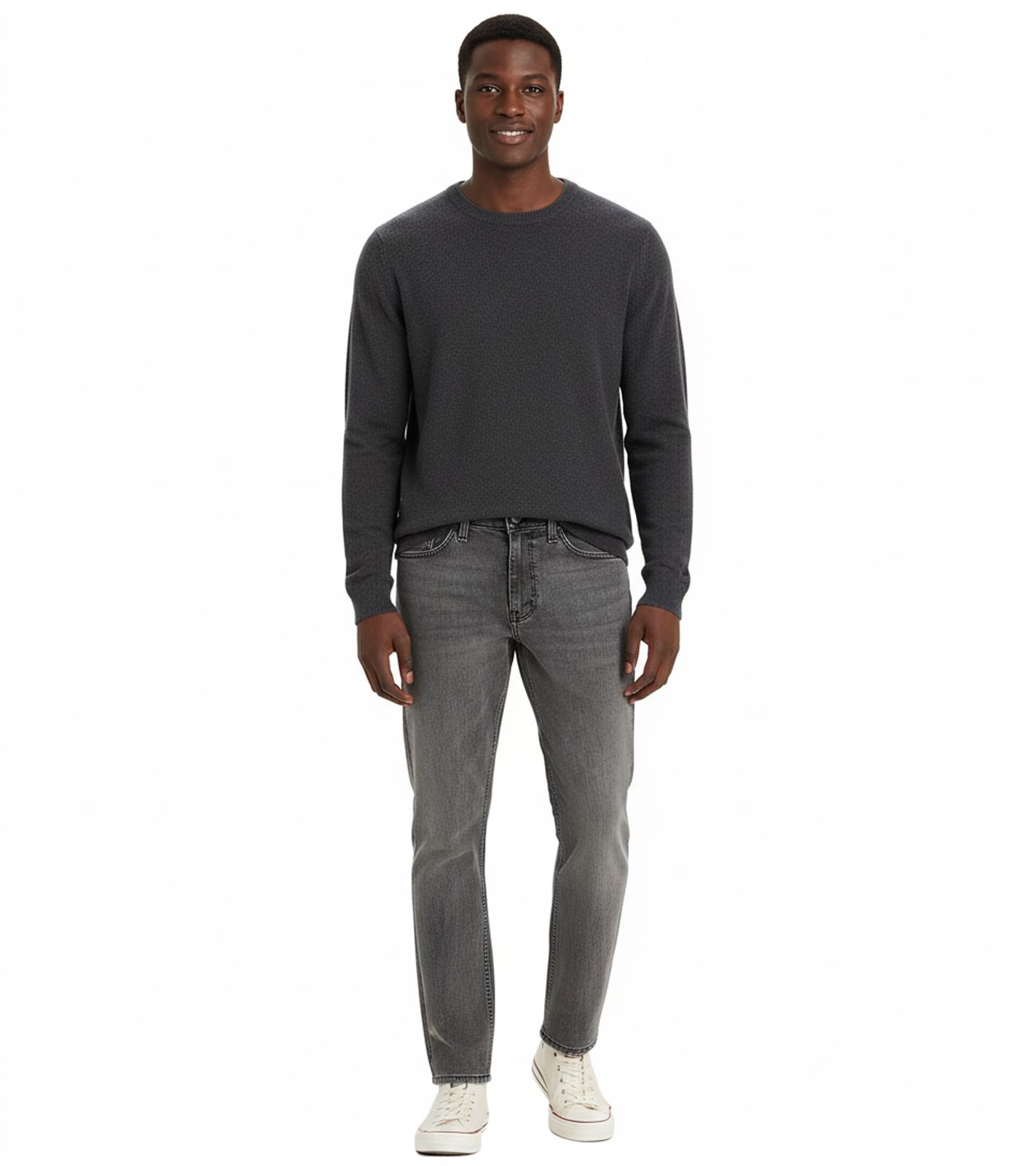 LEVI´S 511 Herren Jeans-Hose im 5-Pocket-Style Baumwoll-Hose Slim-Fit Denim-Hose 45115537 Grau