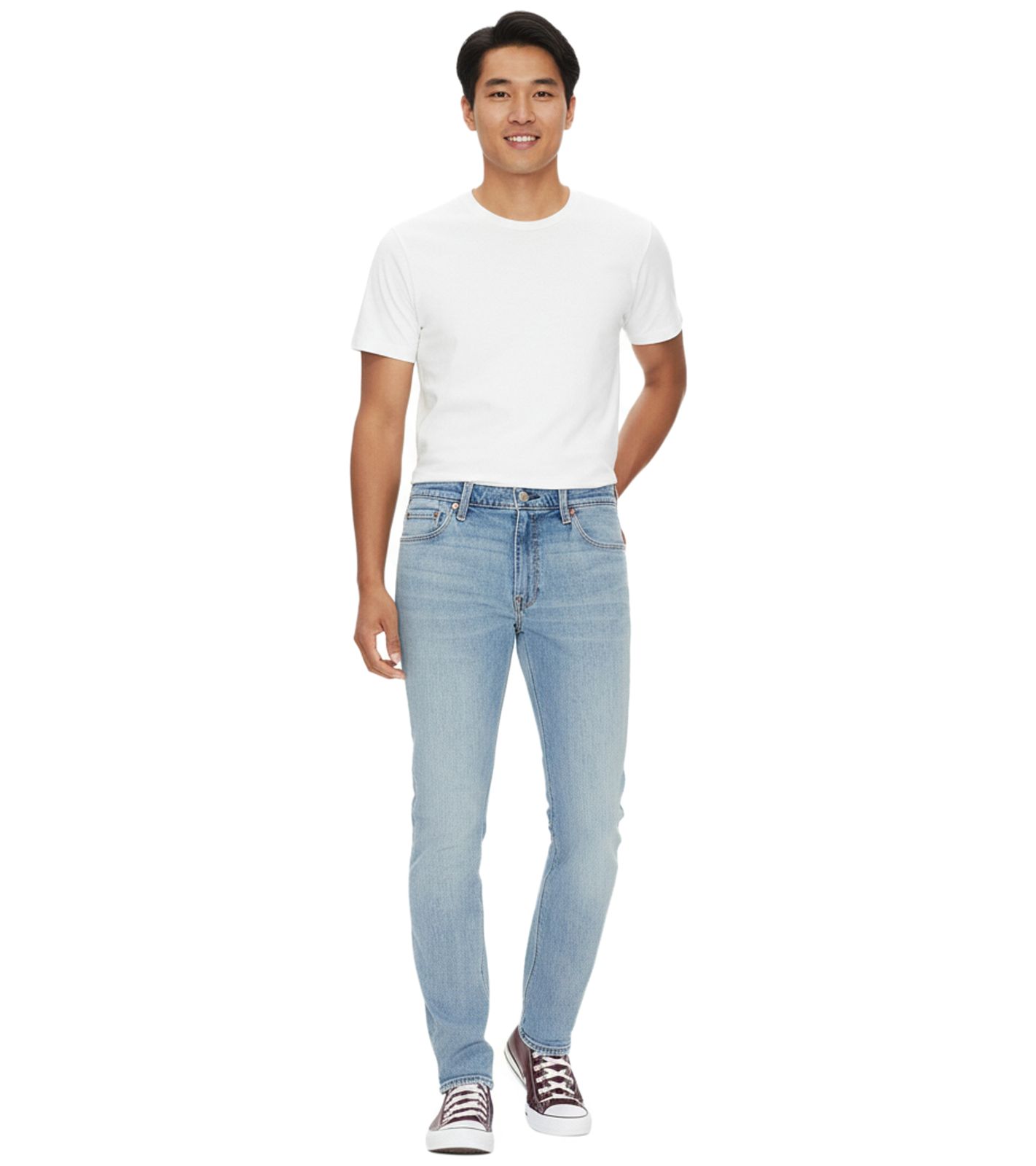 LEVI´S 511 Slim-Fit Herren Jeans-Hose schmale Denim-Hose Baumwoll-Hose 04511-5815 "Med Indigo Worn In"-Blau