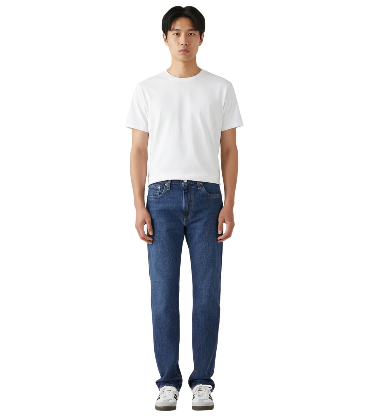 LEVI´S 511 Slim-Fit Herren Jeans-Hose schmale Denim-Hose Baumwoll-Hose 04511-6136 "Azul"-Blau