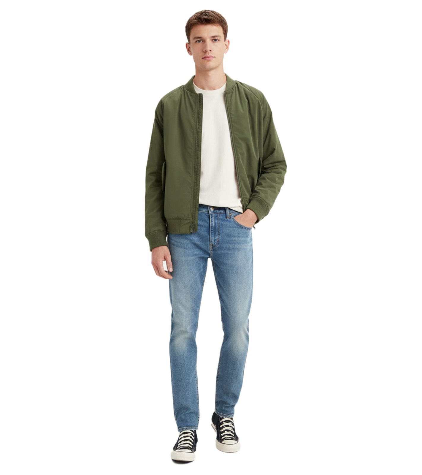 LEVI´S 512 INDIGO Slim-Fit Herren Jeans-Hose schmale Denim-Hose Baumwoll-Hose 28833-1195 Blau