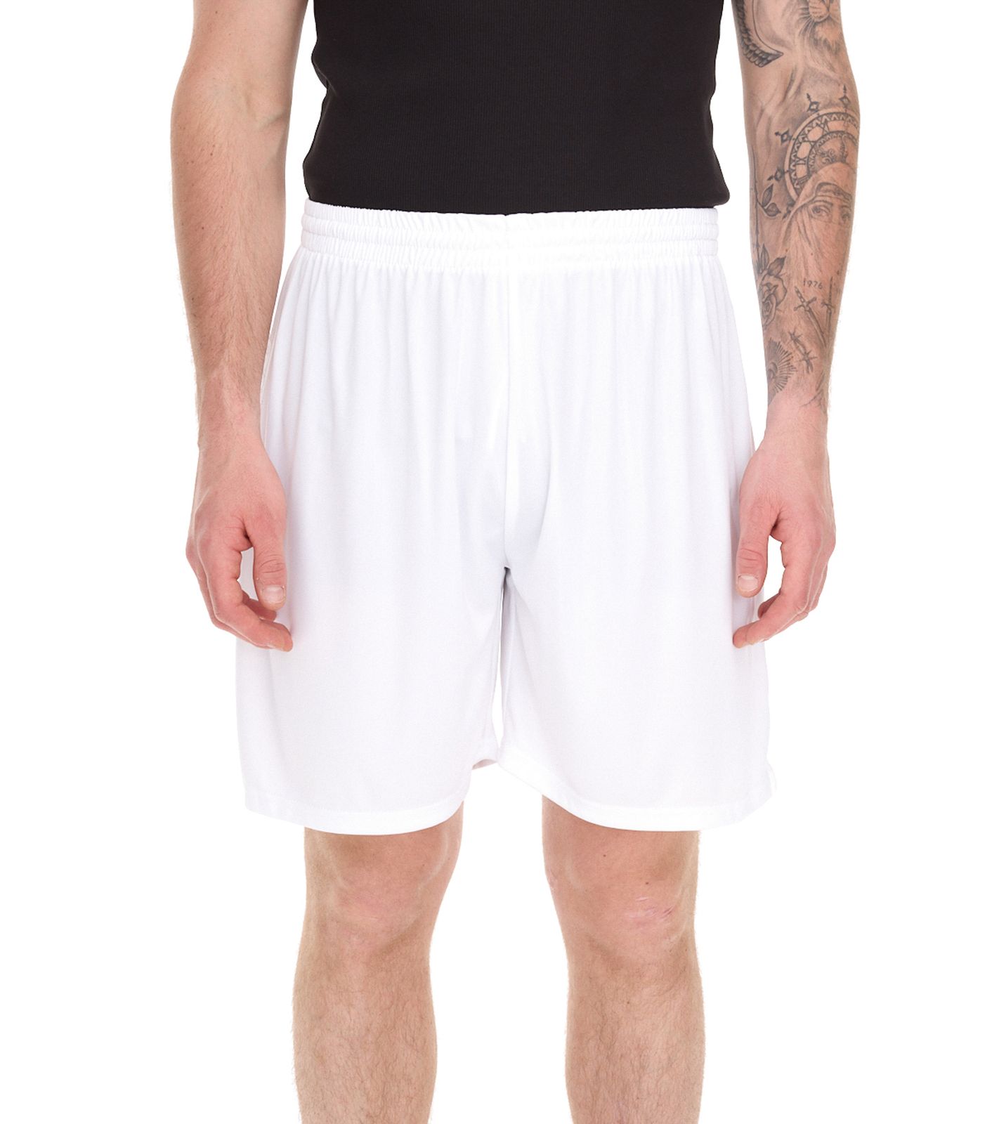 masita Belize Herren Trainings-Shorts mit Clima Tech-Technologie Sport-Hose ohne Innenslip 2202S-1000 Weiß