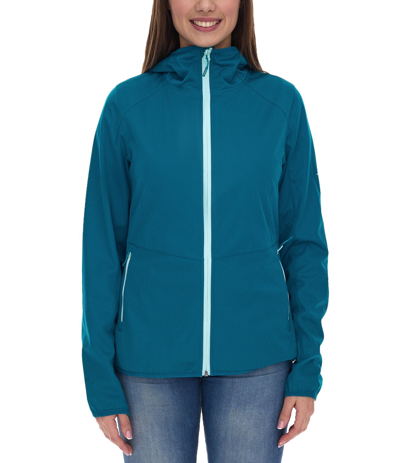 McKINLEY Ciamarello W Damen Jacke wasserabweisende Softshell-Jacke mit VENTMAX-Technologie 422244 626 Petrolblau