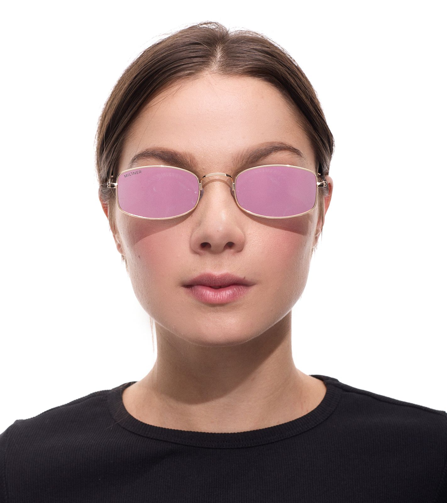 MILLNER Hilton Damen Sonnenbrille Verspiegelt 100% UV 400 Schutz Filterkategorie 3 Urlaubs-Brille 0020703 Gold/Pink