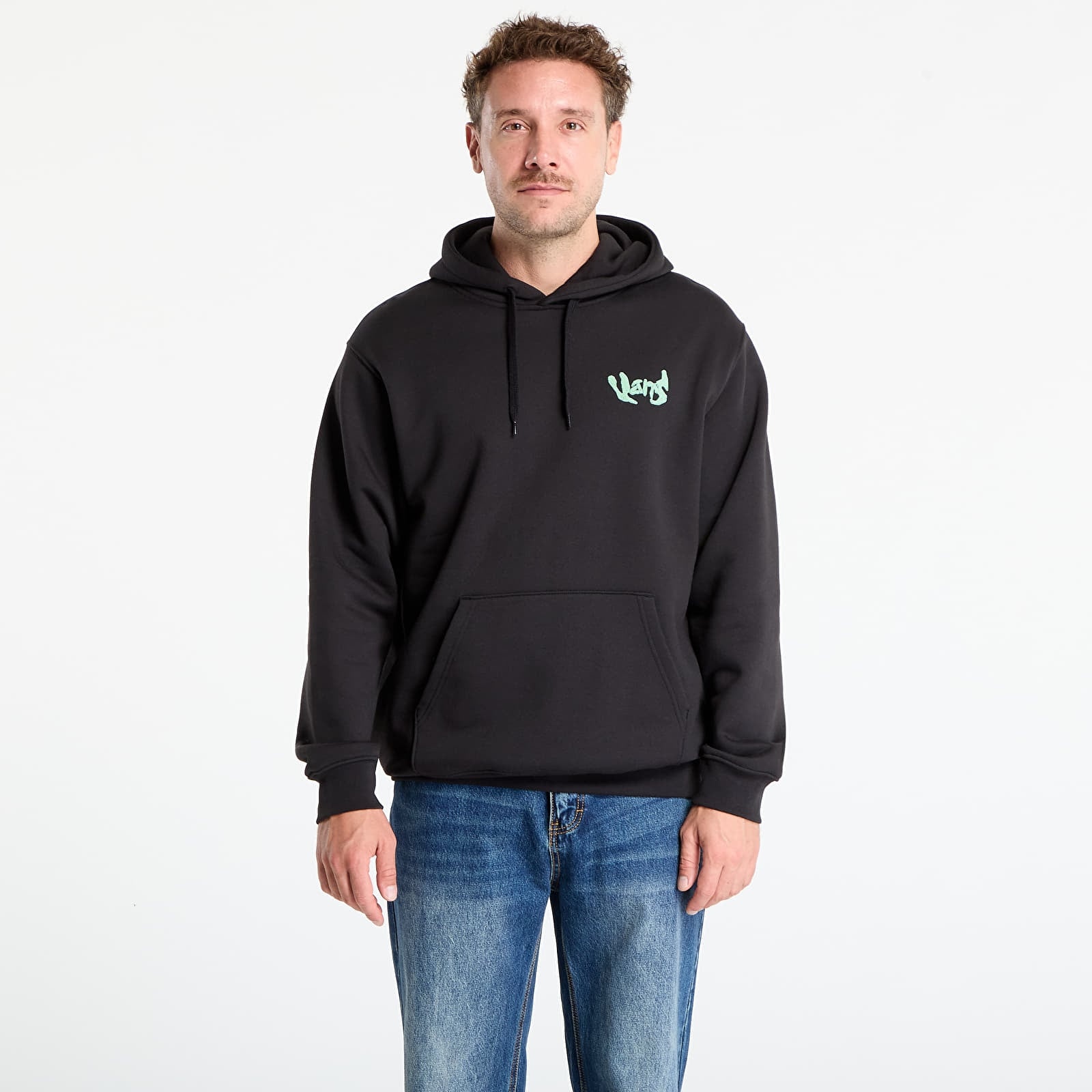 Moderne Vans Evolve PO Hoodie Herren Kapuzen-Pullover VN000RG2-00007 Schwarz