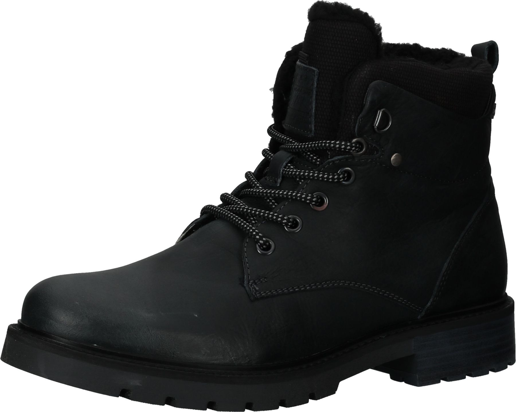 Modische BULLBOXER Stiefelette Schnürschuhe für Herren 492P82061B NABK Blau