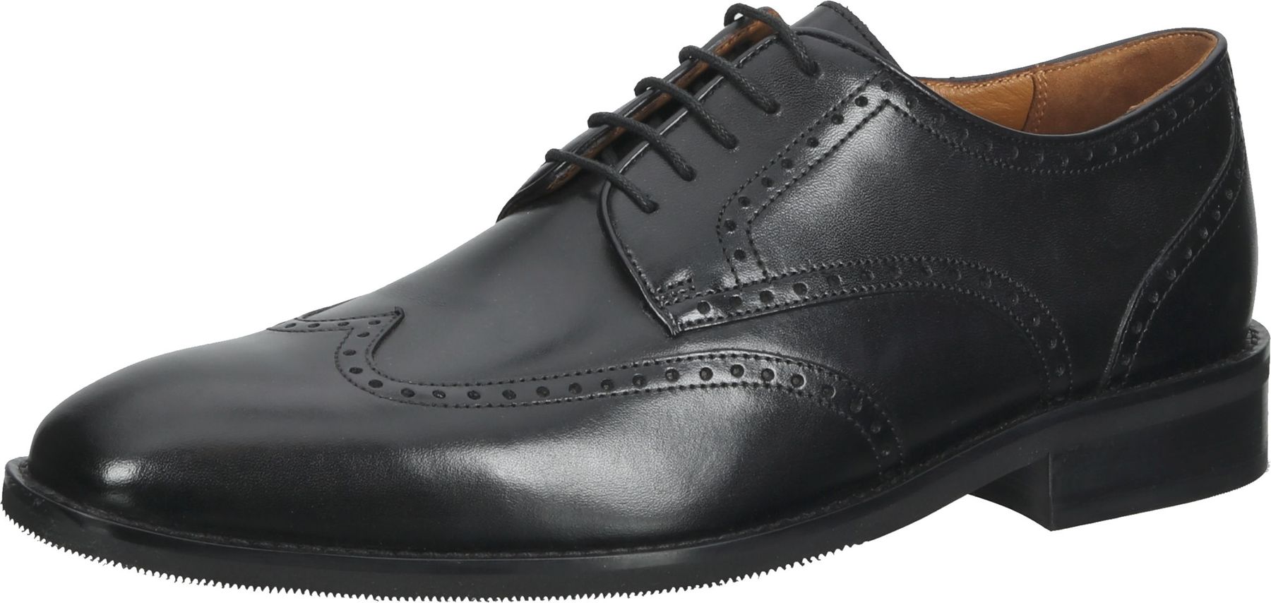 Modische GORDON & BROS Businessschuhe Schnürschuhe für Herren 624697 BLACK Schwarz