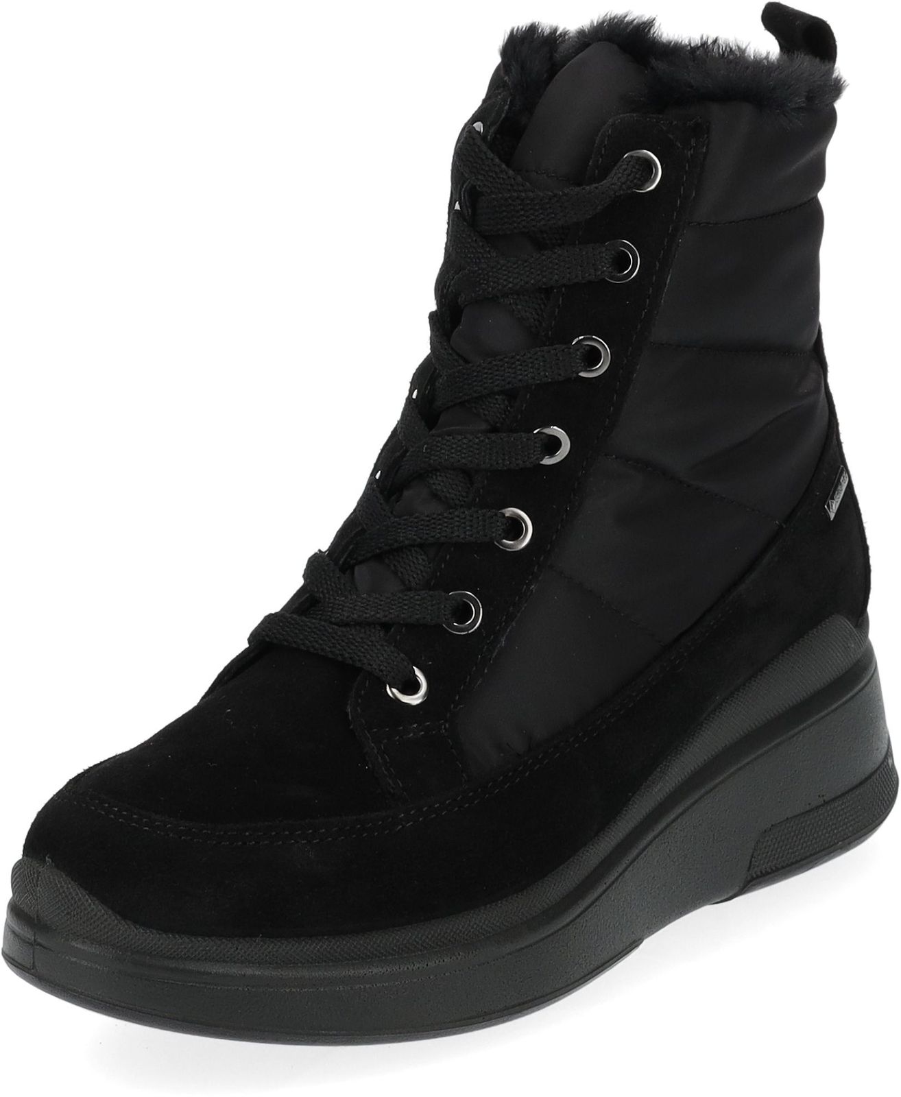 Modische igi&co Stiefelette Schnürschuhe für Damen 46548 00 Schwarz