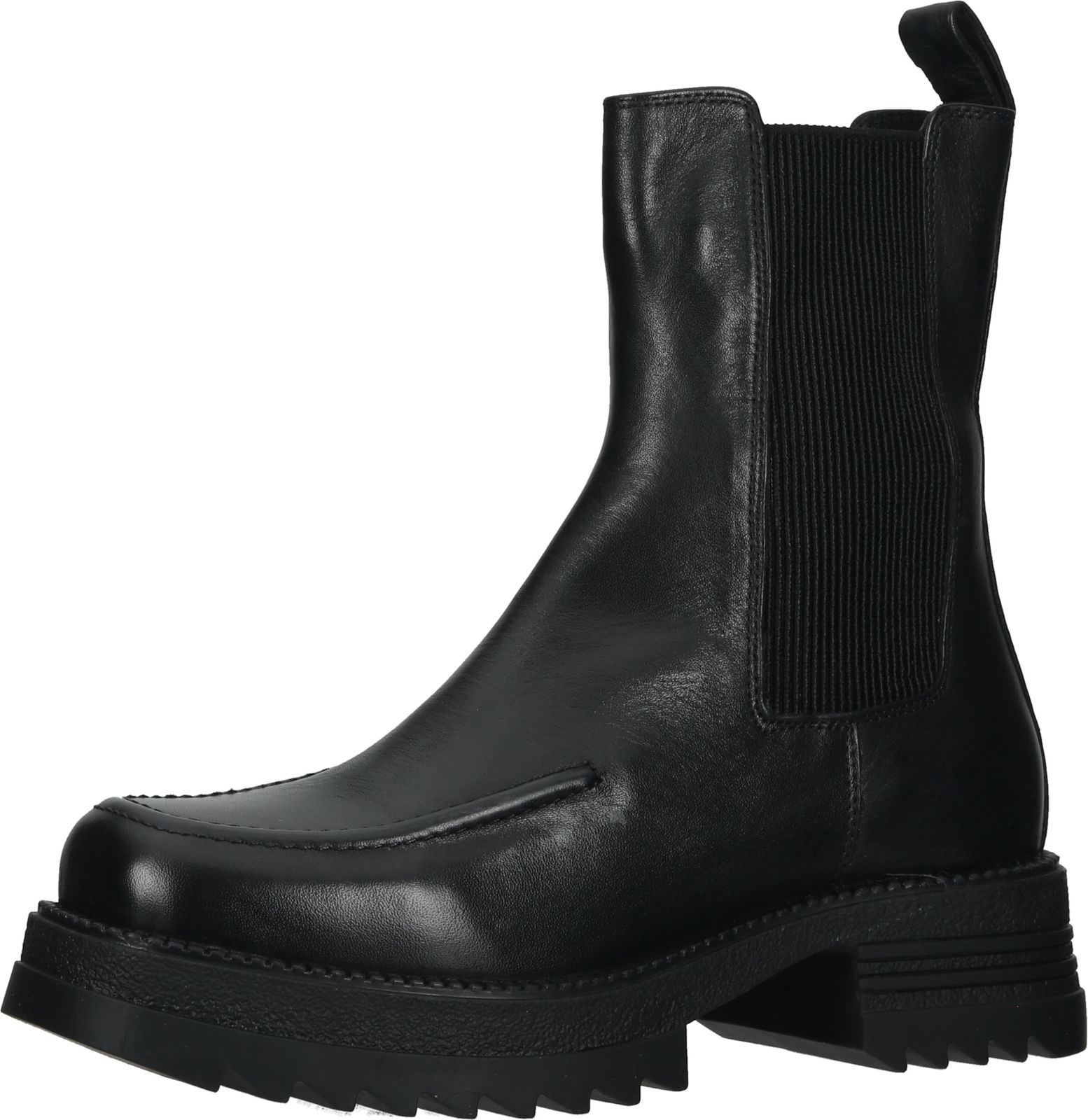 Modische LAZAMANI Stiefelette Schlupfschuhe für Damen 85.397 black Schwarz