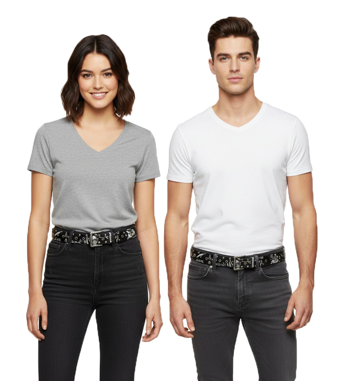 Motörhead Gürtel für Damen oder Herren Einheitsgröße 100cm mit Logo-Schriftzug Freizeit-Gürtel BT104890MTR Schwarz/Grau