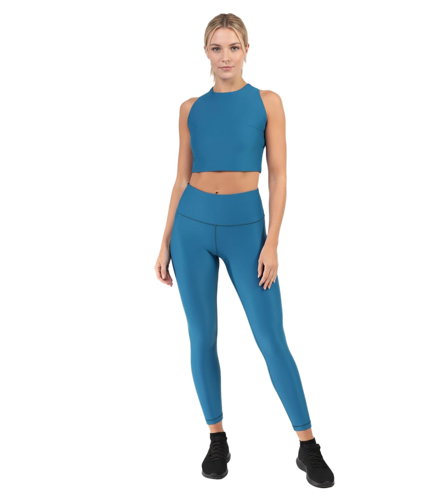 nachhaltiger SLEEX Lightweights Sports Bra Damen Sport-BH mit flachen Nähten Trainings-Bustier 44053-010 Blau