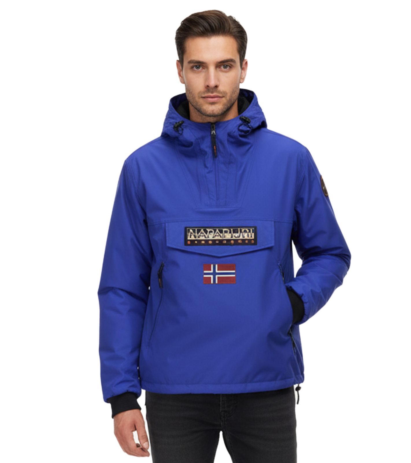 NAPAPIJRI Rainforest Next wasserabweisende Anorak-Jacke Outdoor-Jacke NP0A4IB9B3B1 Royal-Blau