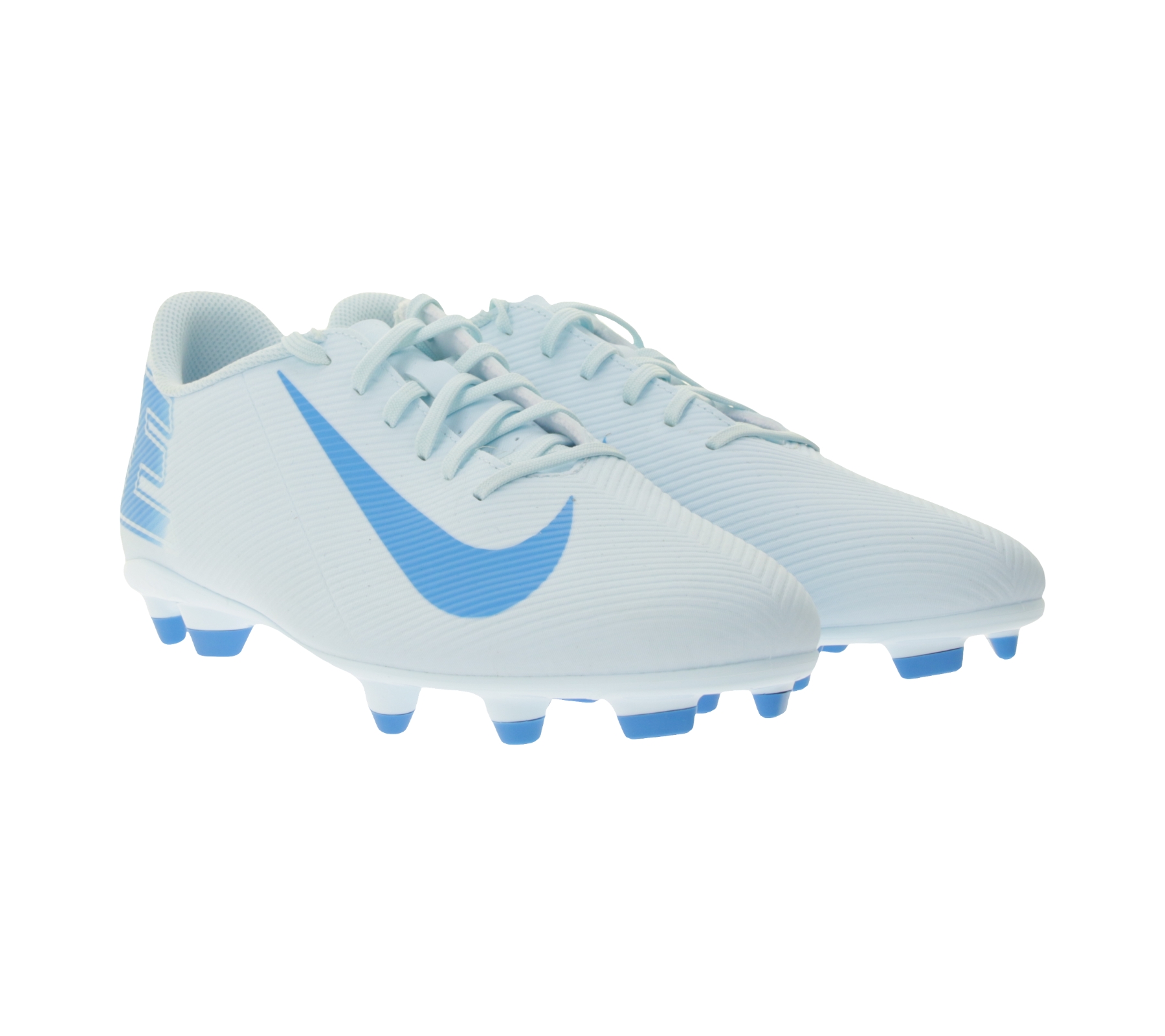 NIKE Mercurial Vapor 16 Club FG/MG Fußball-Schuhe Herren Rasenschuhe Nocken-Schuhe FQ8441 400 Hellblau