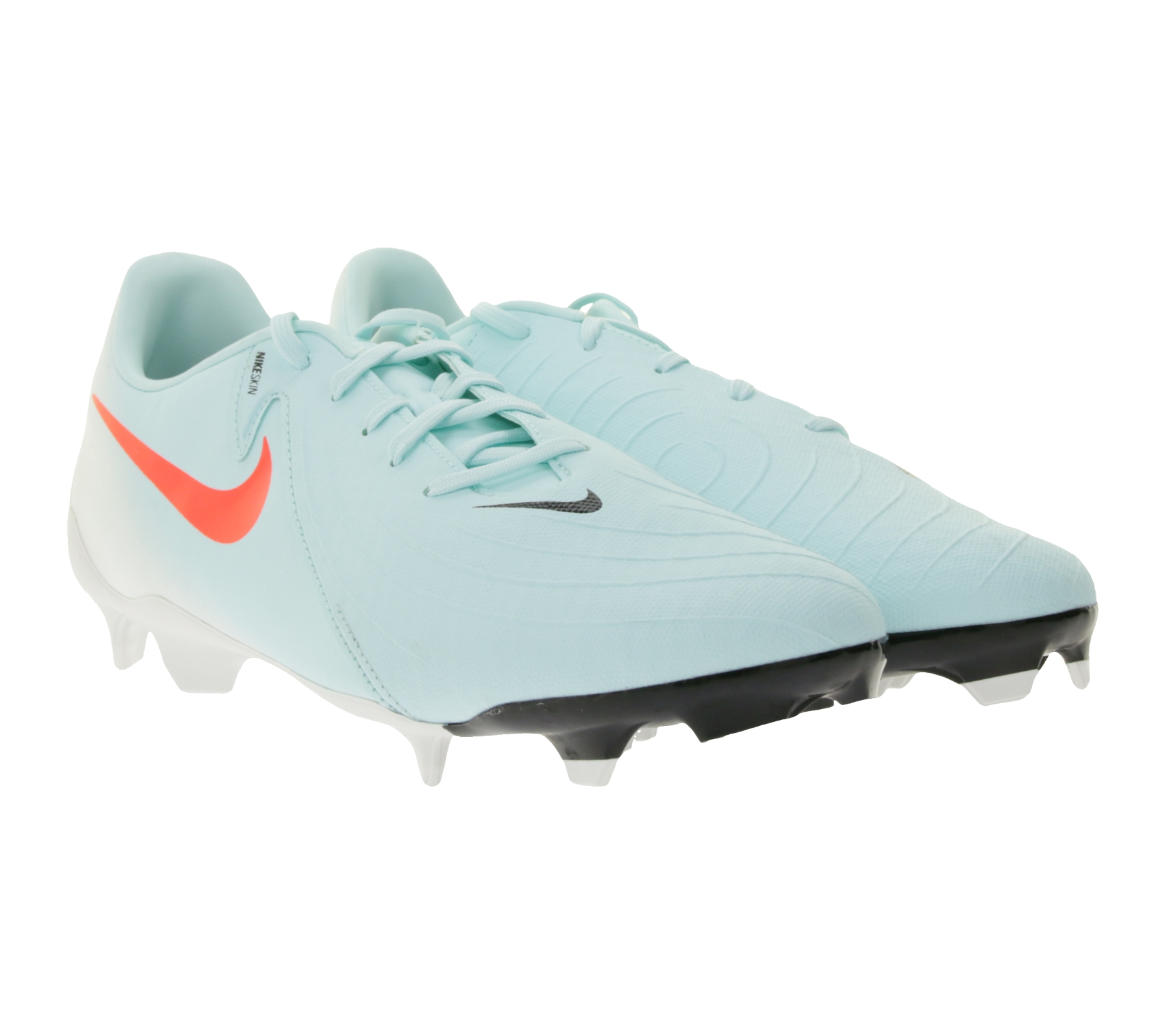NIKE Phantom GX II 2 FG Academy FG/MG Fußball-Schuhe mit gedämpfter Innensohle Nocken-Schuhe FD6723 300 Türkis