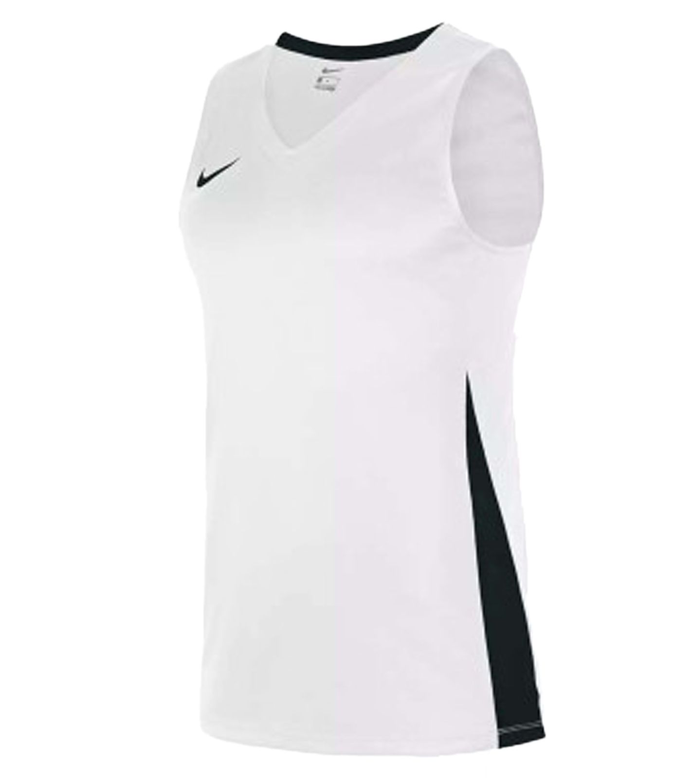 NIKE Team Fitness Damen Tank-Top mit DryFit Sport-Shirt Trainings-Shirt NT0211-100 Weiß/Schwarz