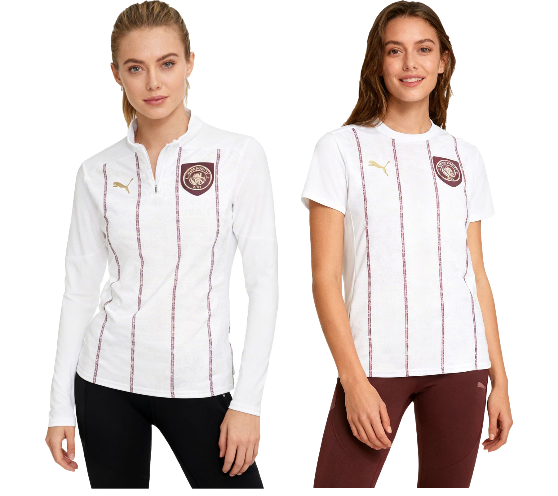 offizielles PUMA Manchester City Damen Pre-Match Trikot nachhaltiges Premier League Fußball-Shirt 70123504 Weiß
