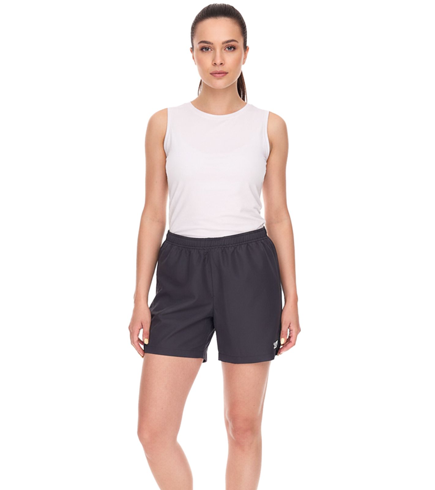 Outfitter OCEAN FABRICS Trainings-Shorts für Damen nachhaltige Sport-Hose Tahi Match OUT-W-1032-OTW Anthrazit