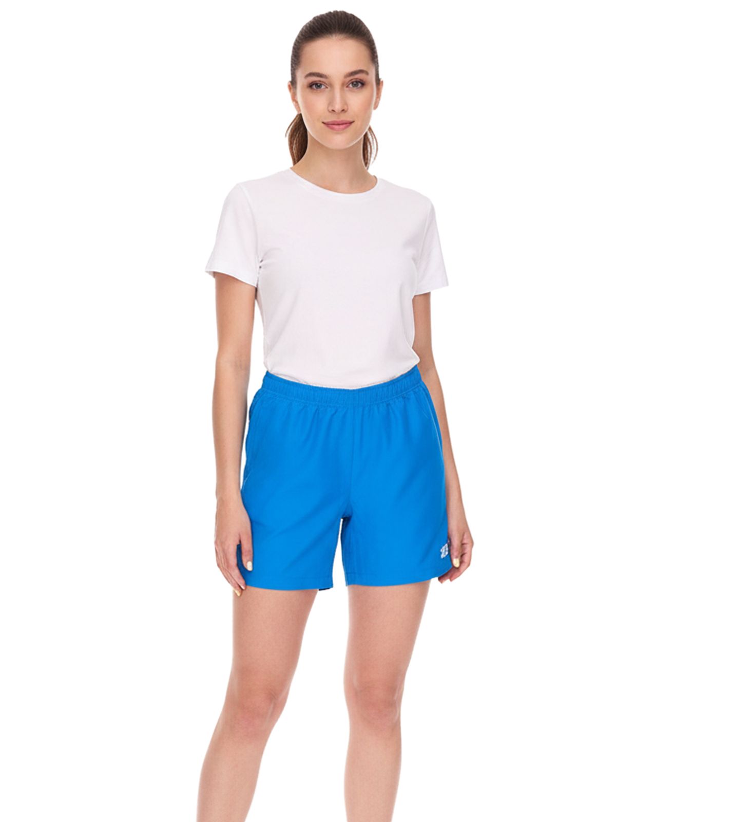Outfitter OCEAN FABRICS Trainings-Shorts für Damen nachhaltige Sport-Hose Tahi Match OUT-W-1032-OTW Blau