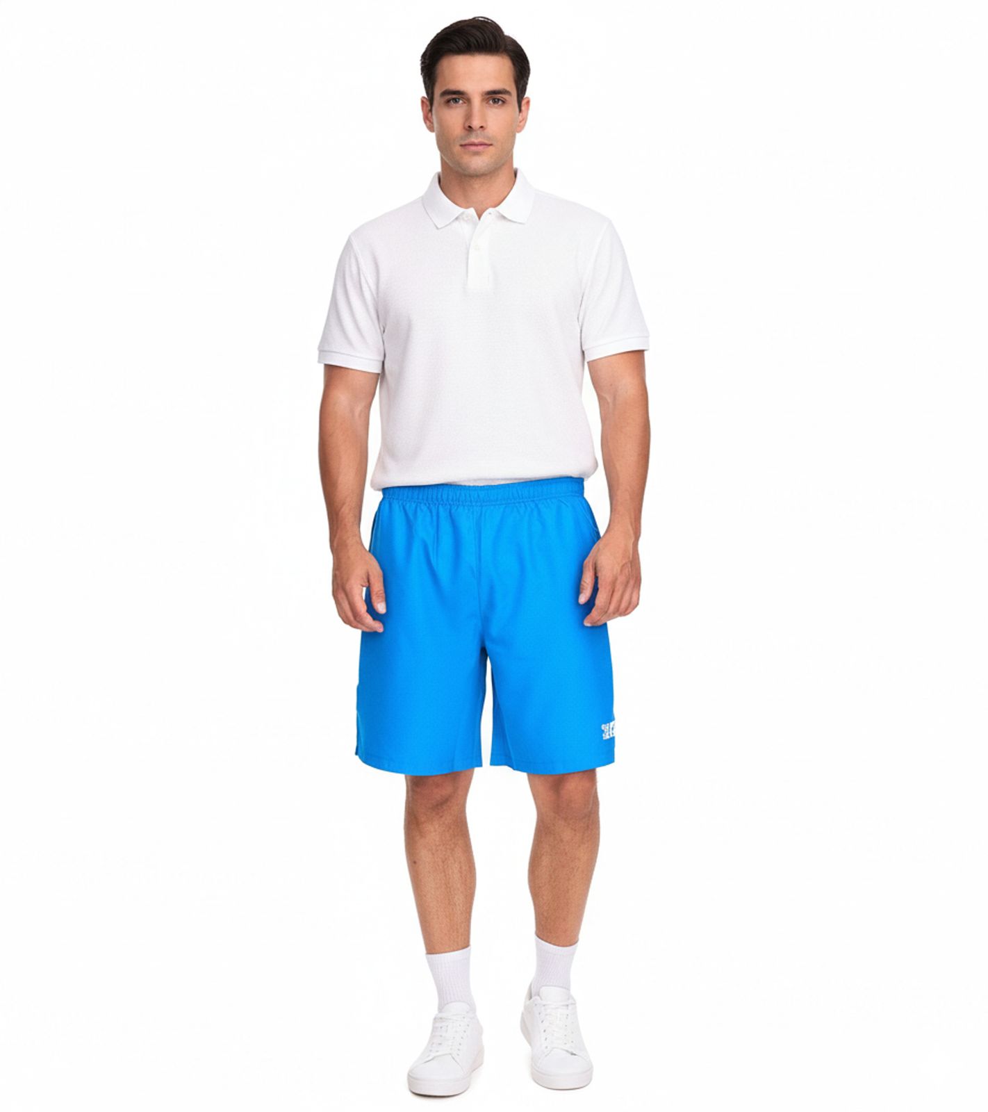 Outfitter OCEAN FABRICS Trainings-Shorts für Herren nachhaltige Sport-Hose Tahi Match OUT-M-1032-OTW Blau