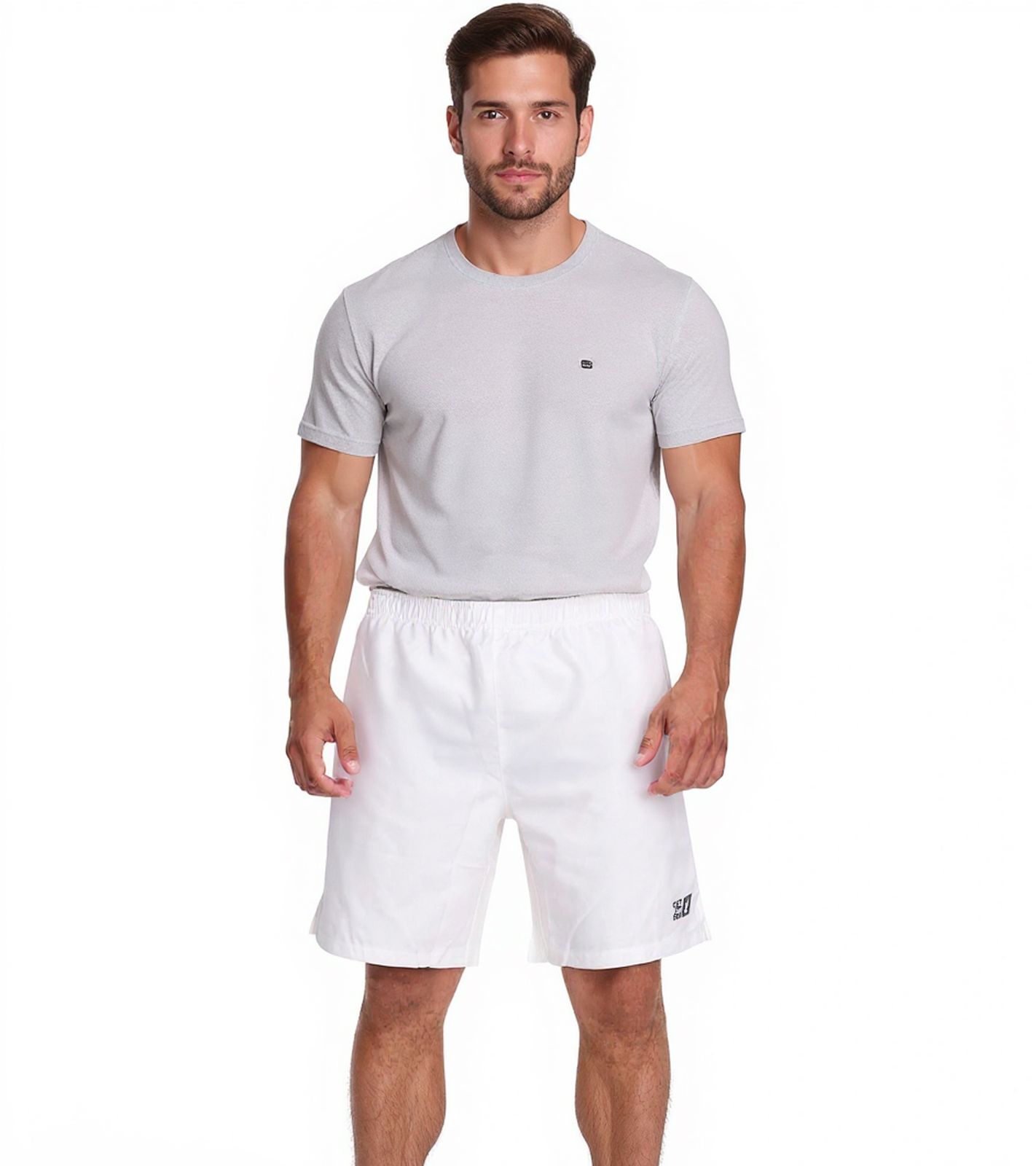 Outfitter OCEAN FABRICS Trainings-Shorts für Herren nachhaltige Sport-Hose Tahi Match OUT-M-1032-OTW Weiß