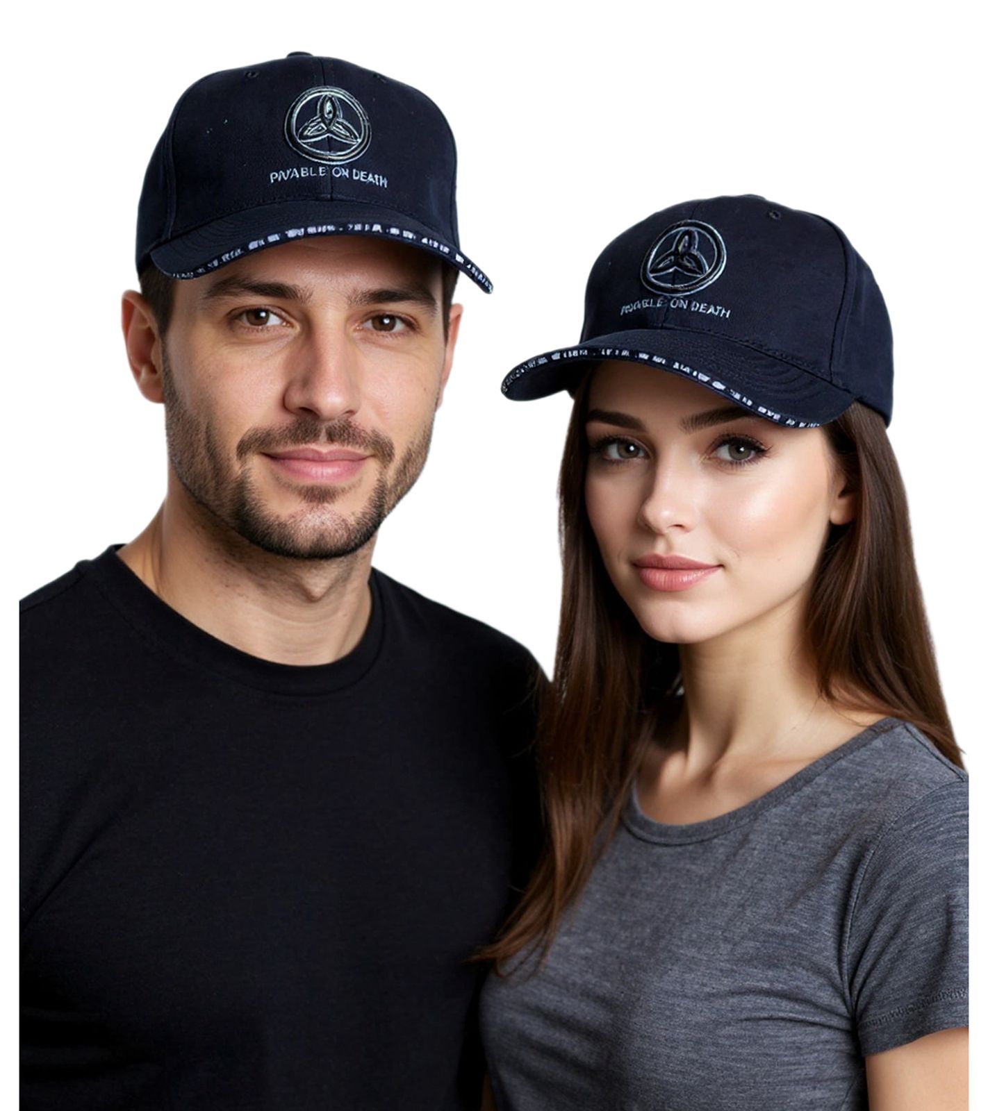 P.O.D. Metal-Band Baseball-Cap Baumwoll-Cap mit Logo-Stickerei Trucker-Cap Fan-Mütze 2947POD Schwarz